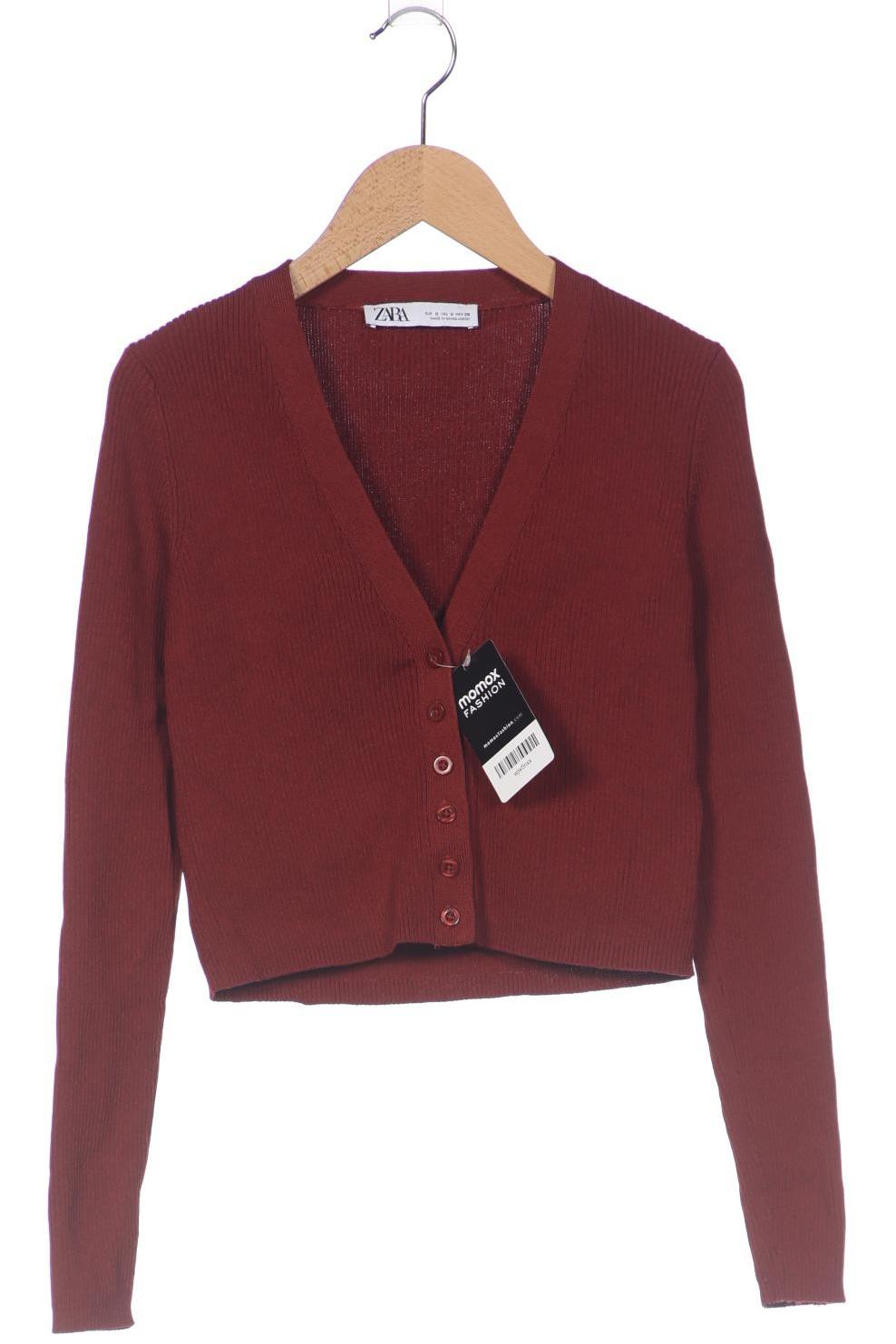 

Zara Damen Strickjacke, bordeaux, Gr. 36