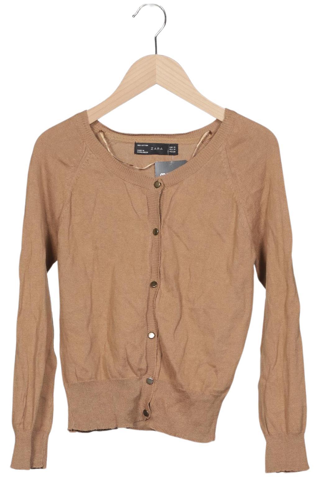 

Zara Damen Strickjacke, beige, Gr. 38