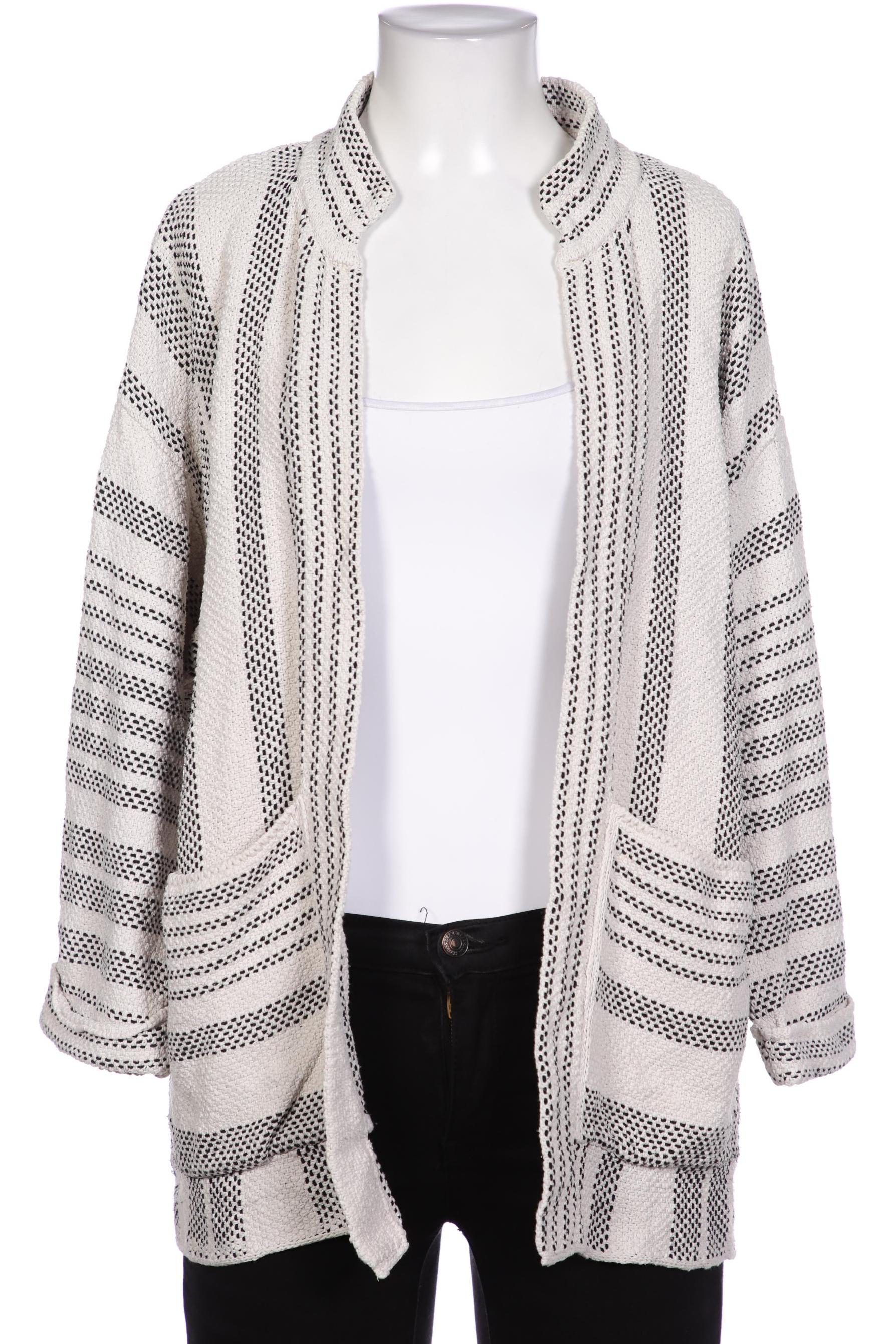 

Zara Damen Strickjacke, weiß, Gr. 36