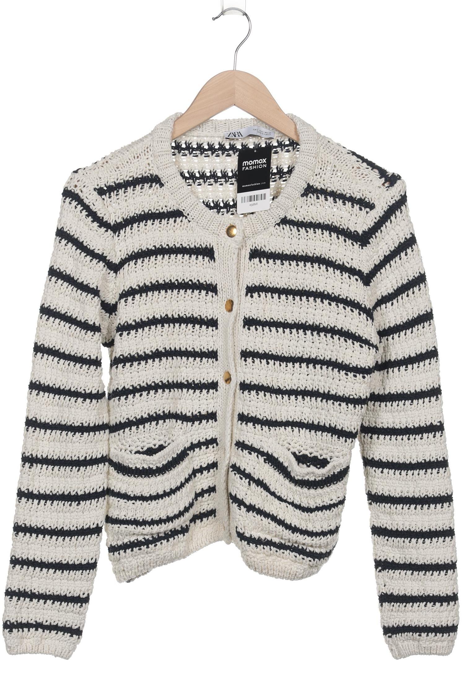 

Zara Damen Strickjacke, cremeweiß, Gr. 42