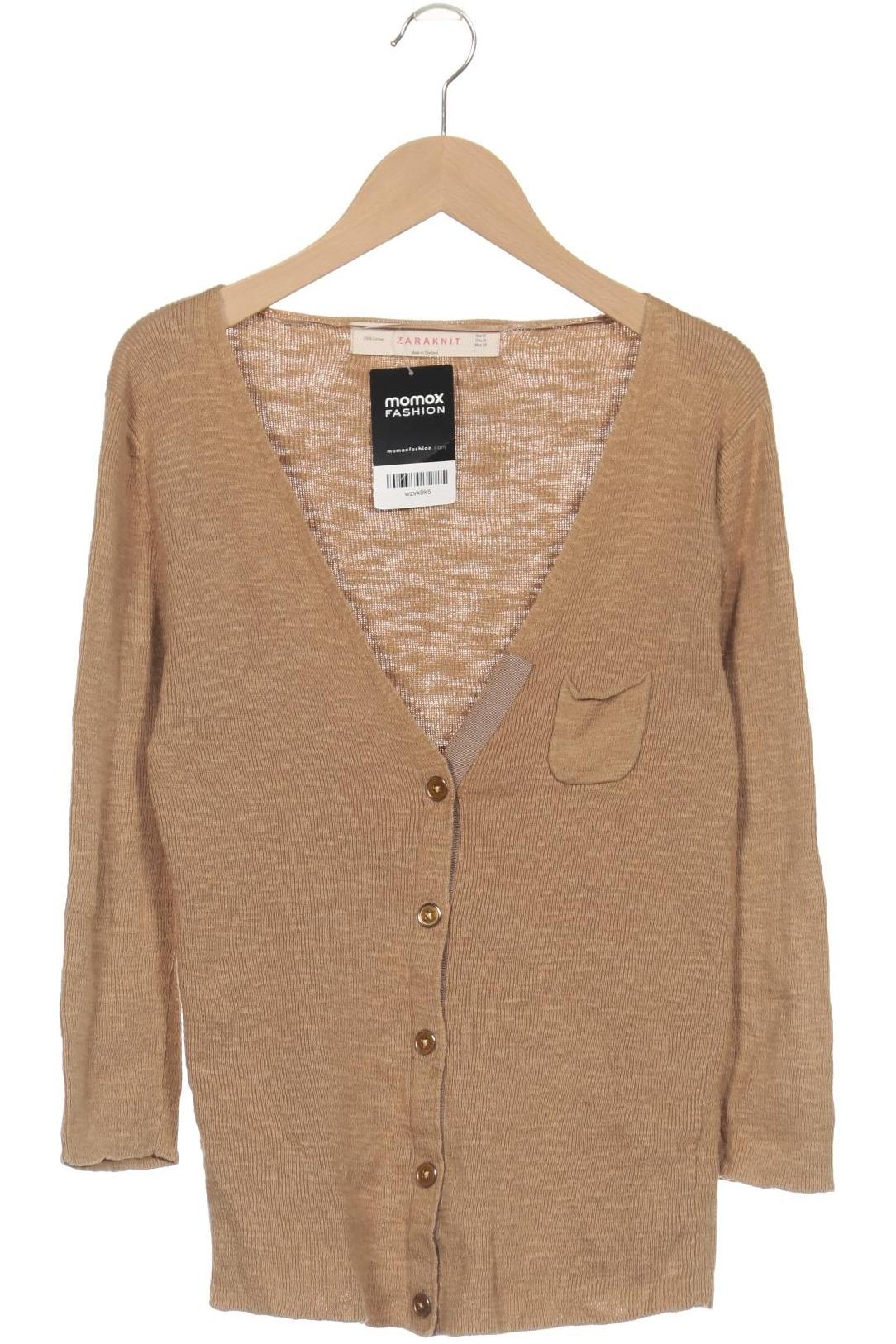 

Zara Damen Strickjacke, beige, Gr. 38