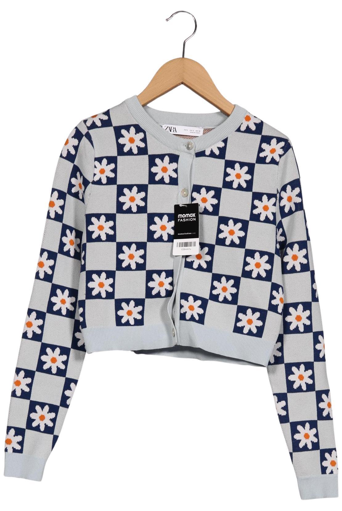 

Zara Damen Strickjacke, blau, Gr. 36