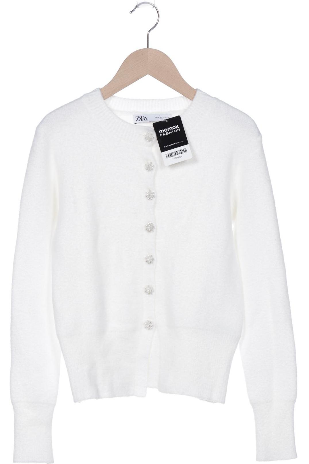 

Zara Damen Strickjacke, weiß, Gr. 36
