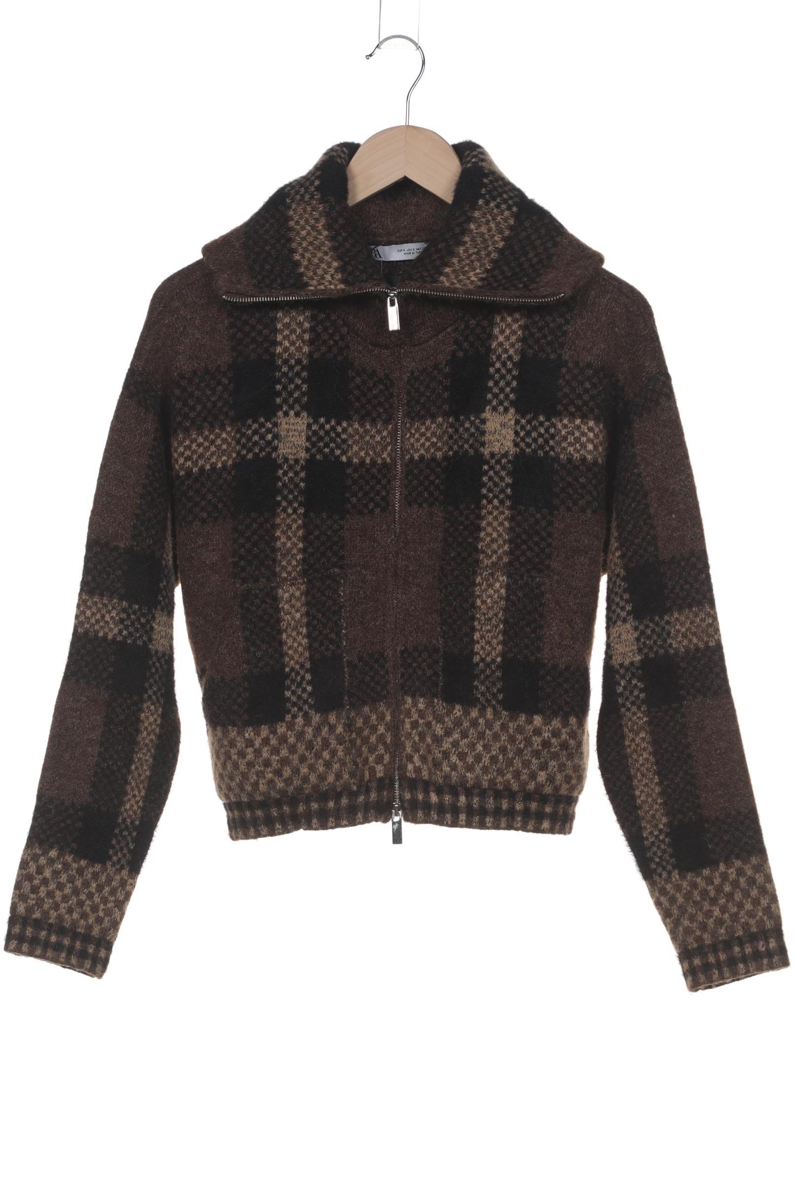 

Zara Damen Strickjacke, braun, Gr. 36