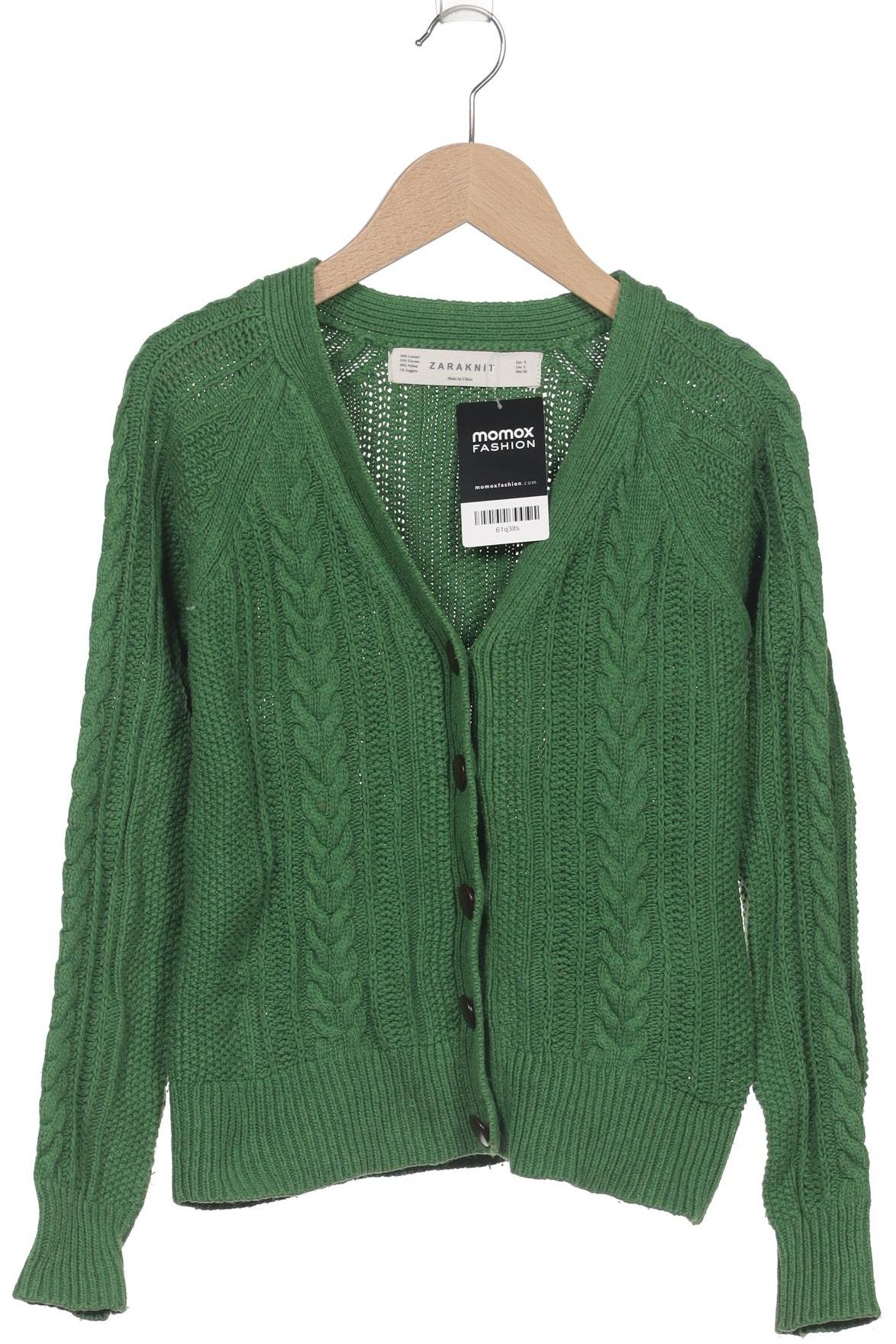 

Zara Damen Strickjacke, grün, Gr. 36