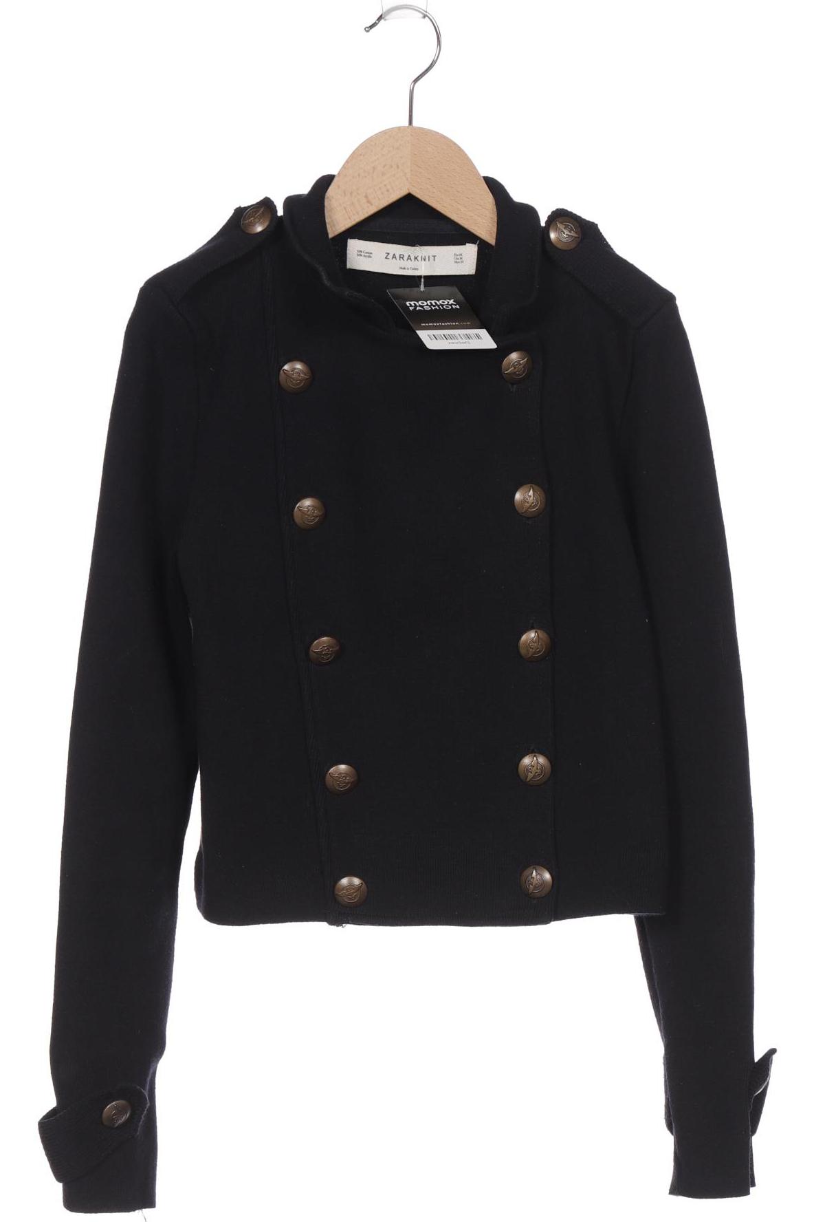

ZARA Damen Strickjacke, marineblau