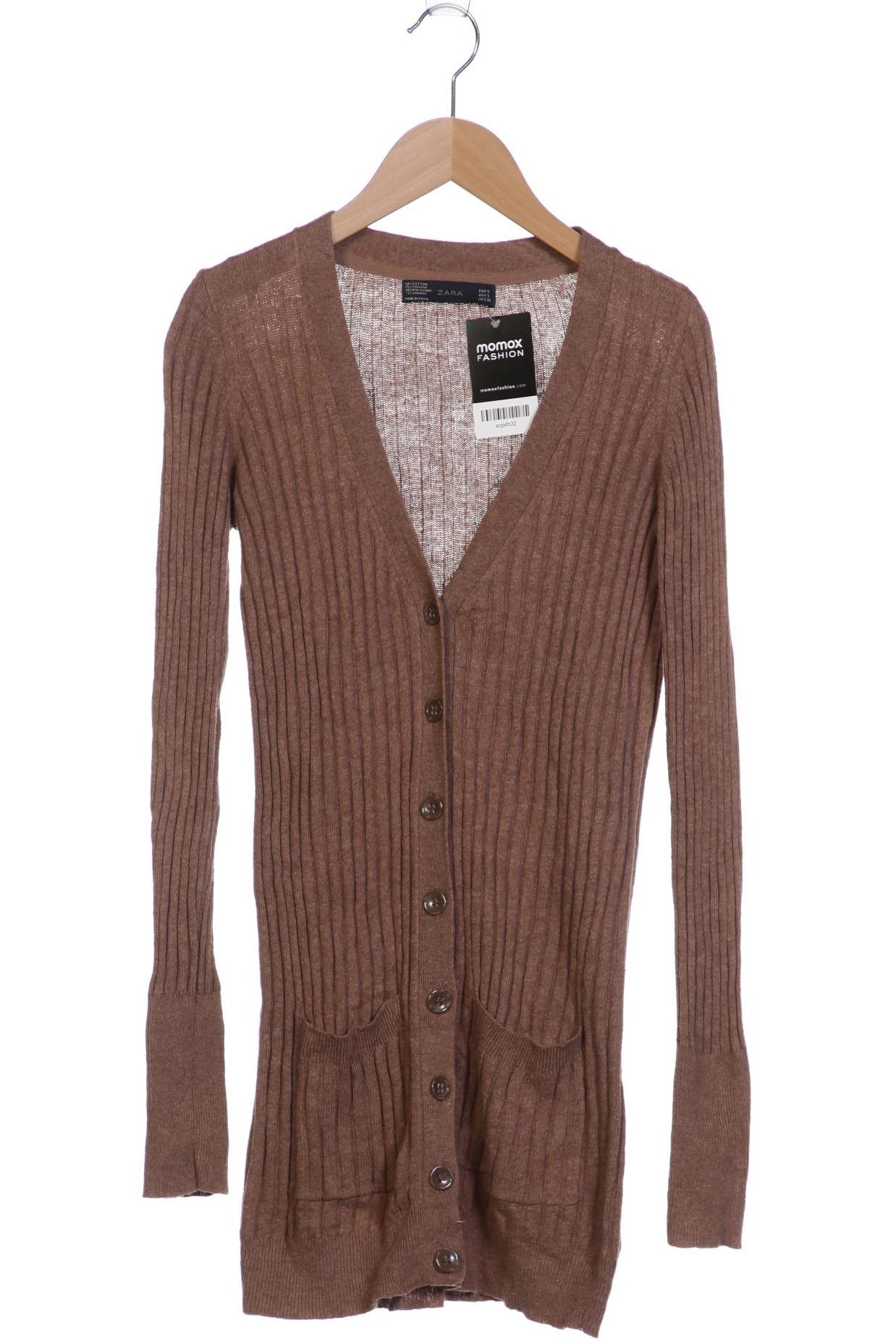 

ZARA Damen Strickjacke, braun