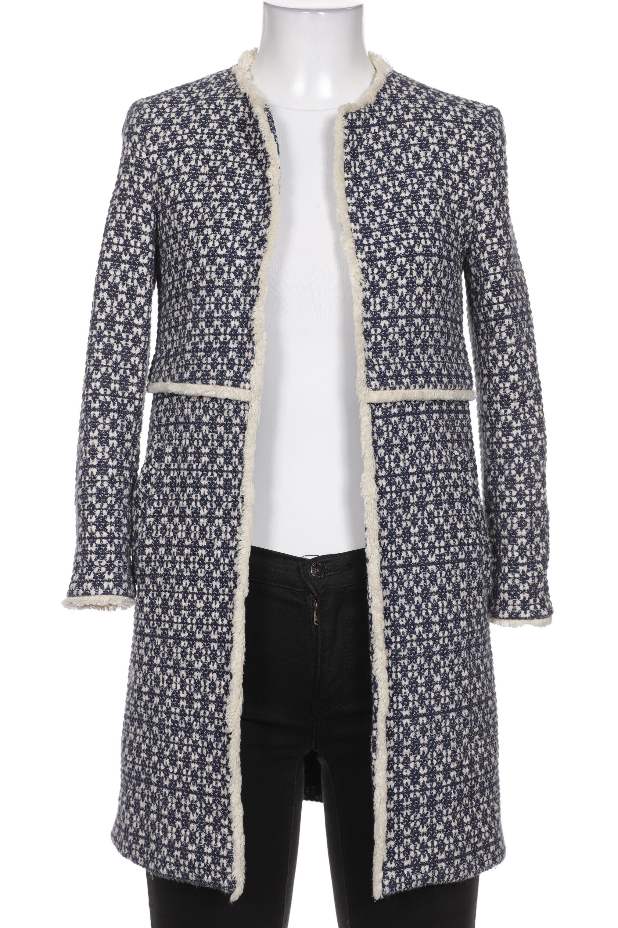 

ZARA Damen Strickjacke, marineblau