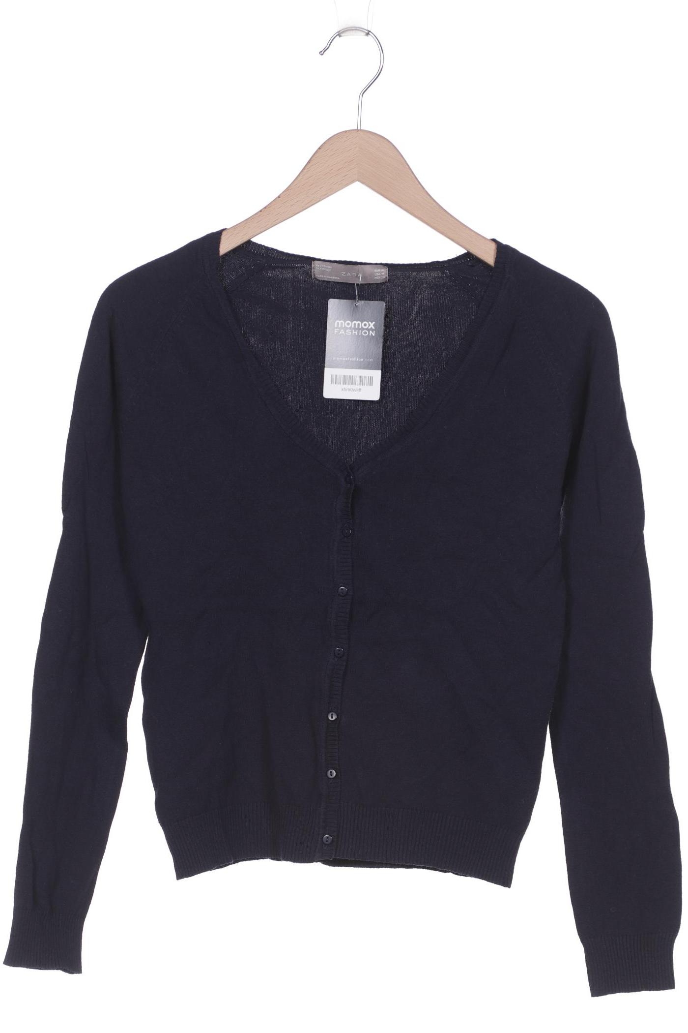 

ZARA Damen Strickjacke, marineblau