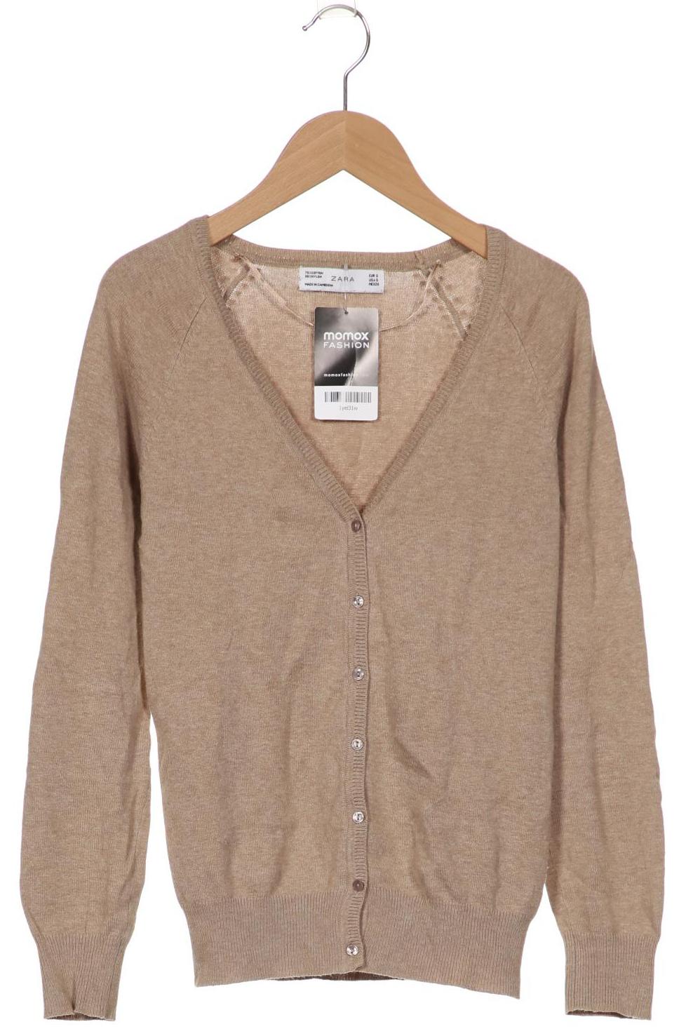 

Zara Damen Strickjacke, beige, Gr. 36
