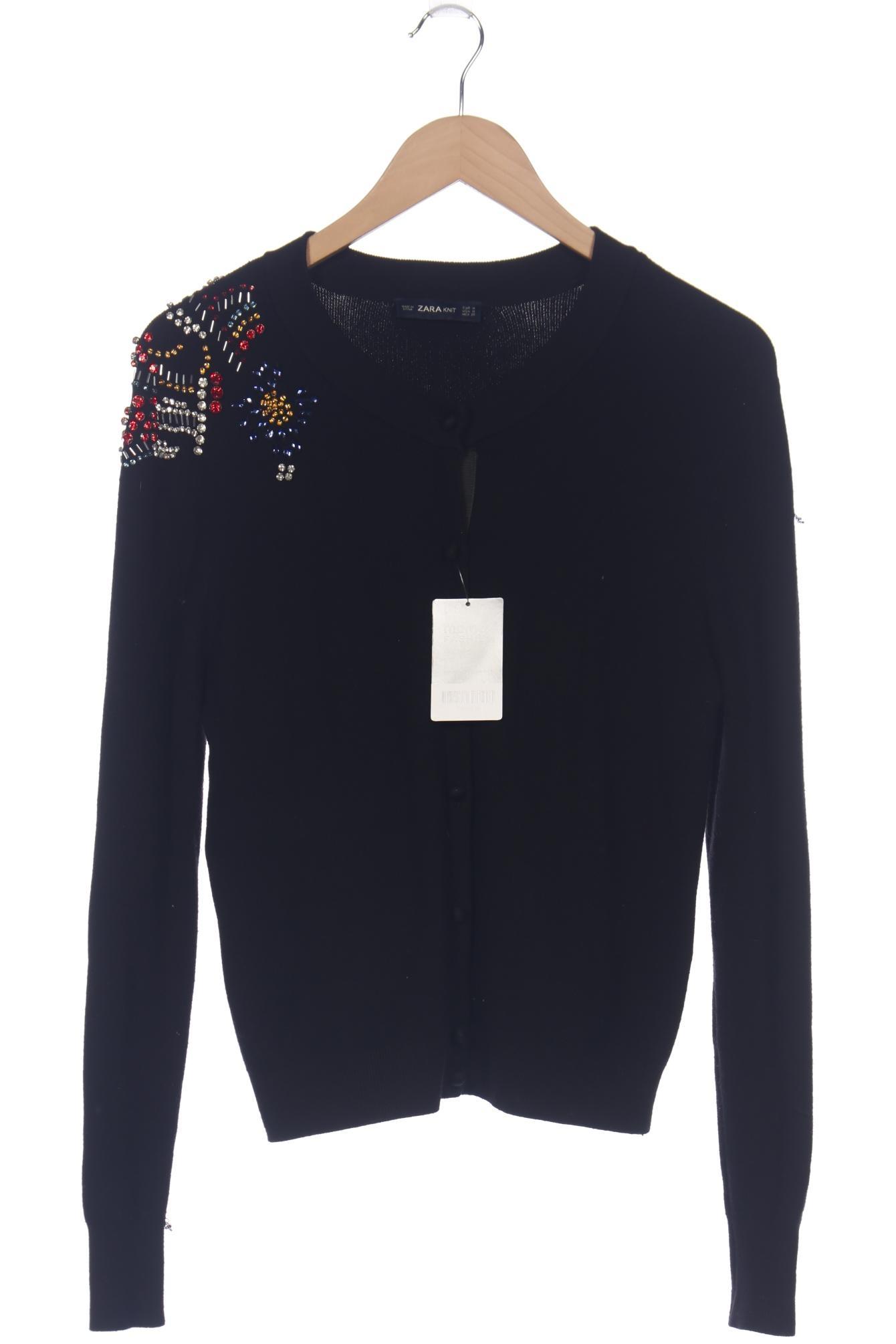 

Zara Damen Strickjacke, schwarz, Gr. 38