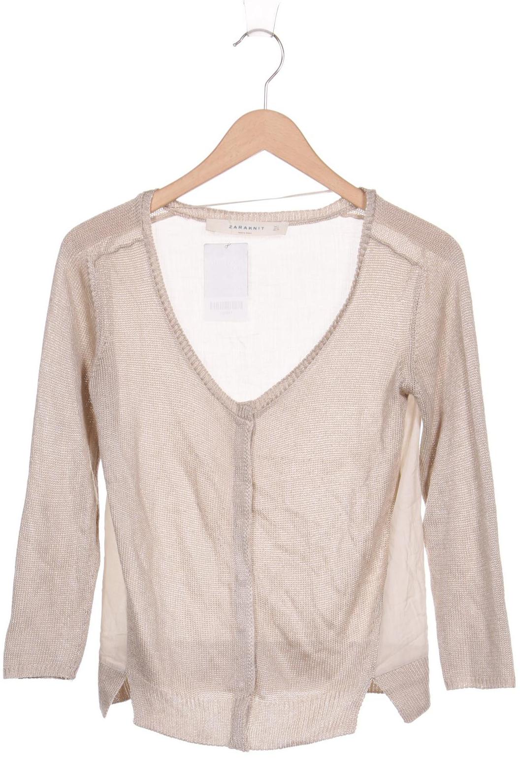 

Zara Damen Strickjacke, beige, Gr. 36