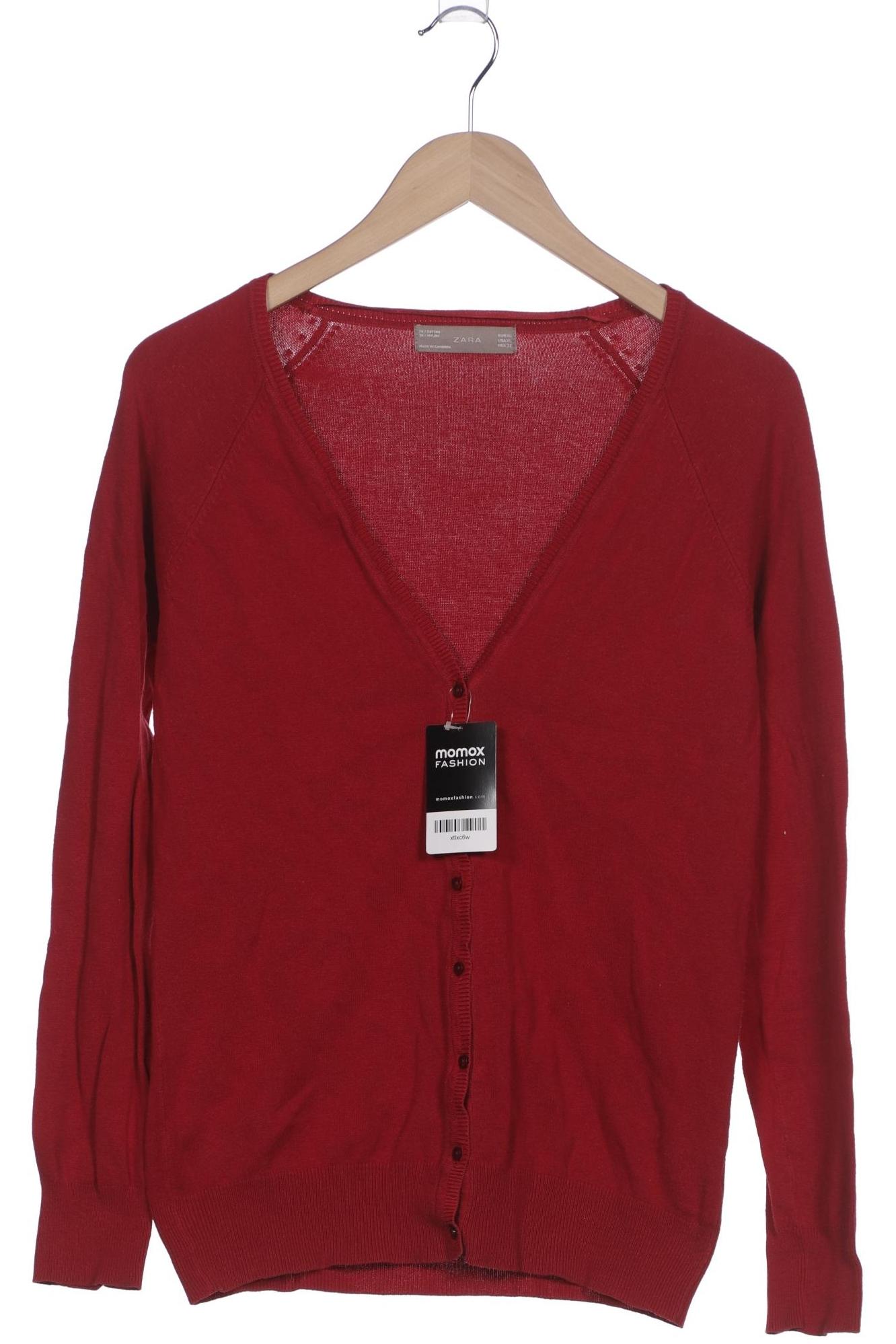 

Zara Damen Strickjacke, bordeaux, Gr. 44