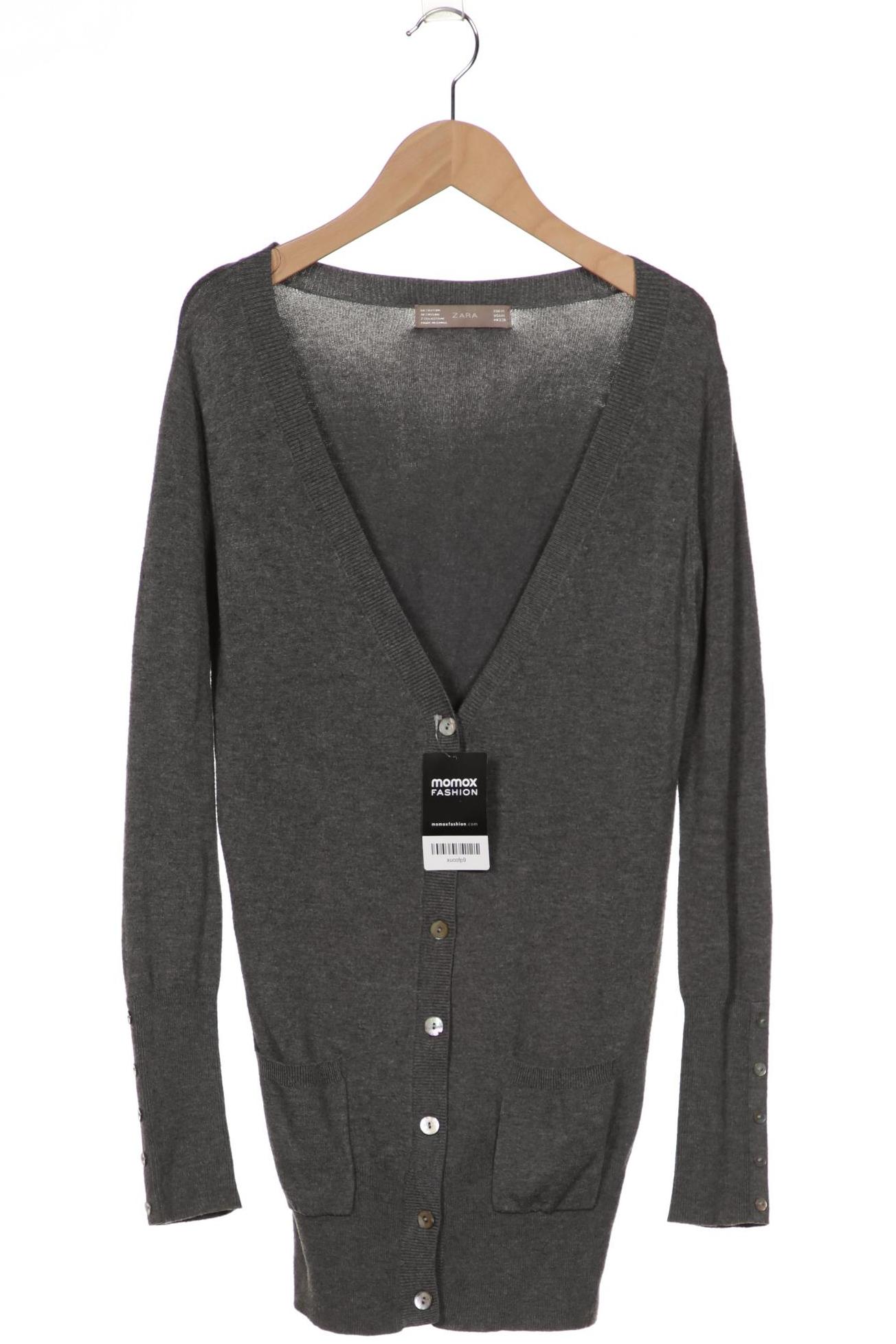 

ZARA Damen Strickjacke, grau