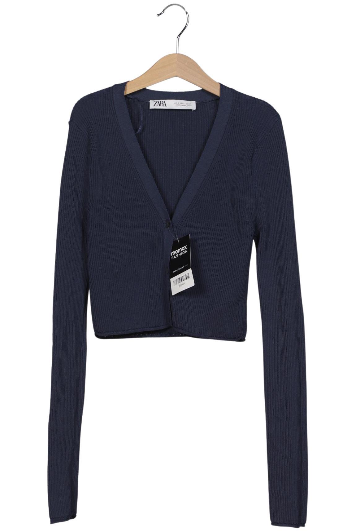 

Zara Damen Strickjacke, marineblau, Gr. 36