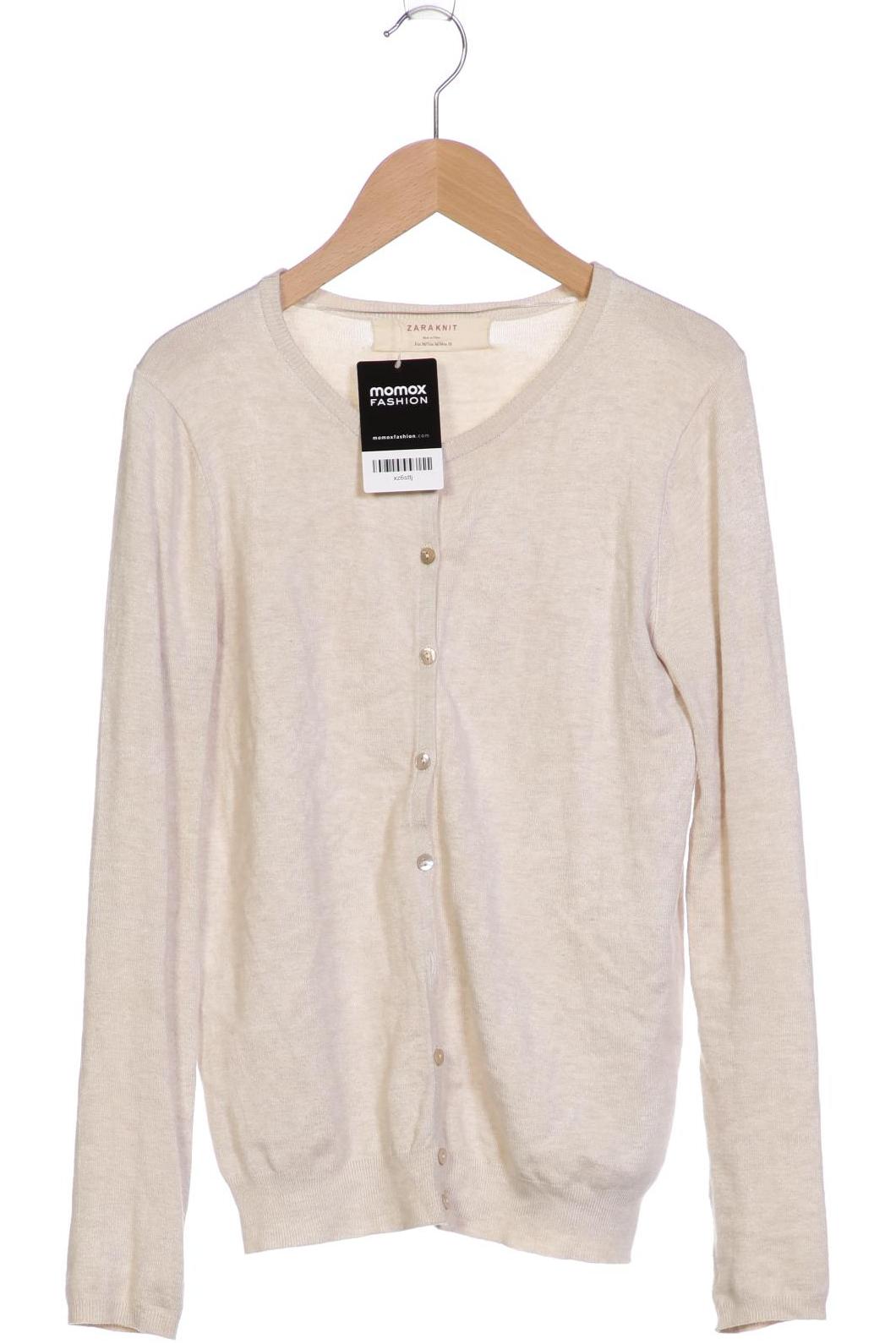 

ZARA Damen Strickjacke, beige
