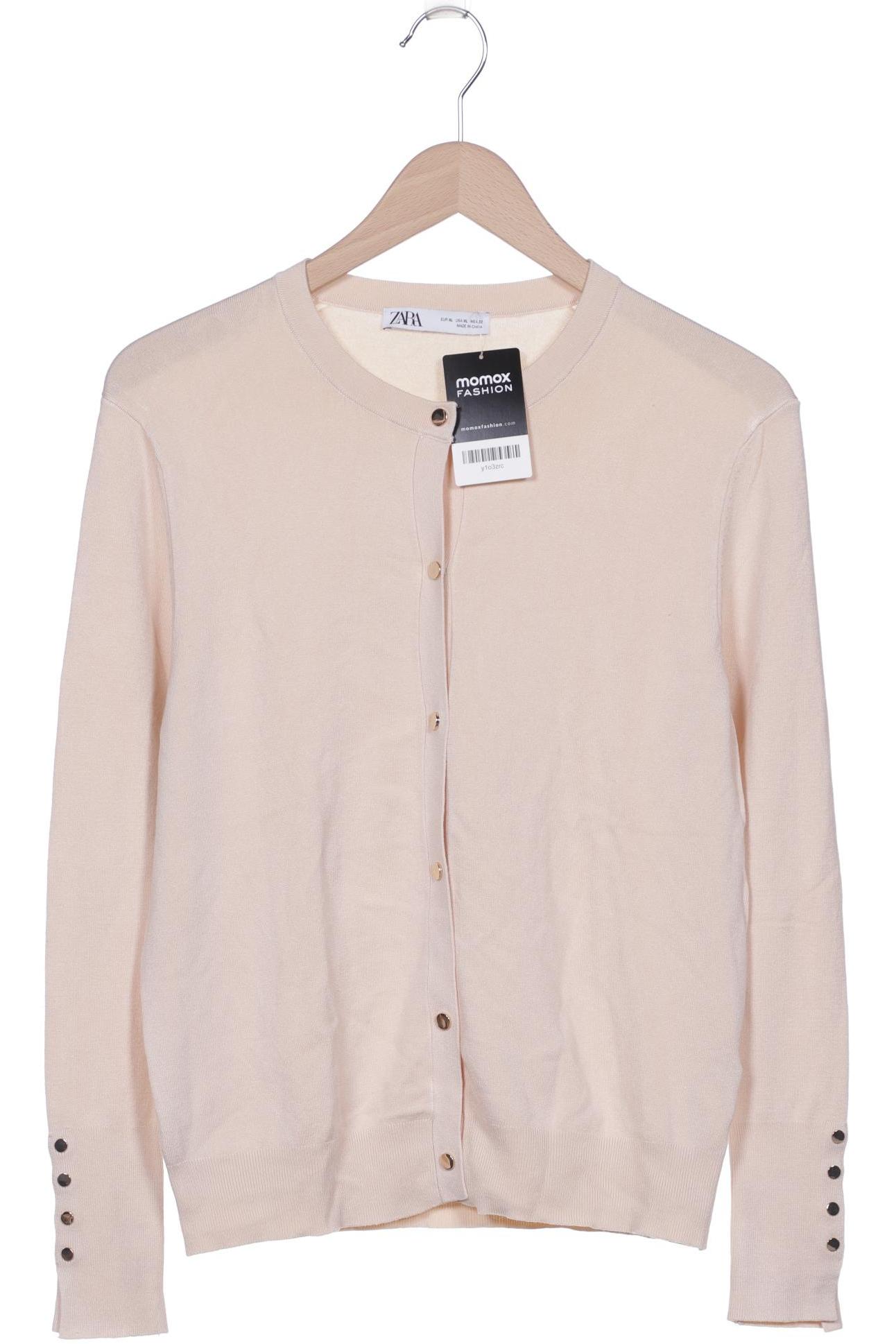 

ZARA Damen Strickjacke, beige