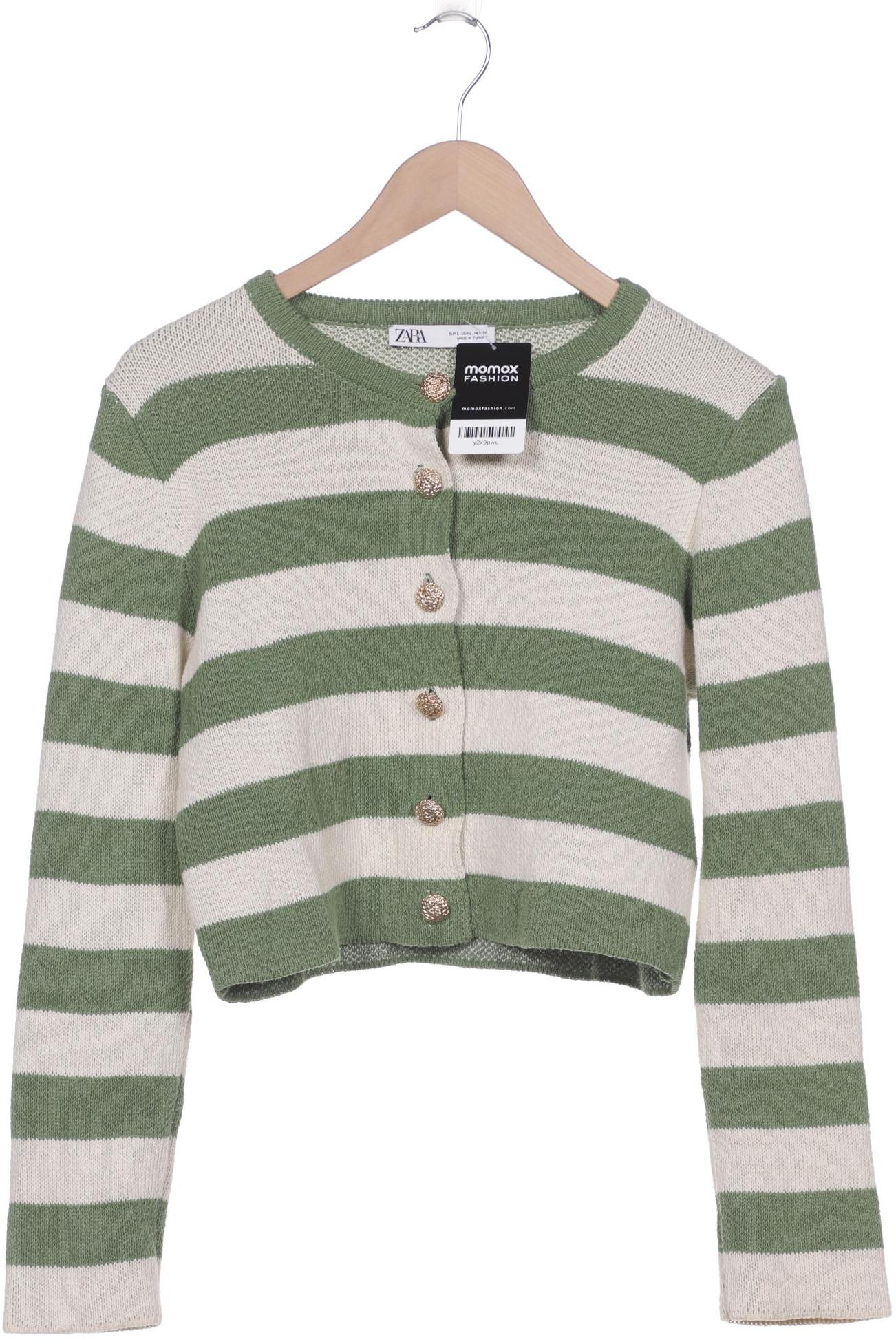 

ZARA Damen Strickjacke, grün