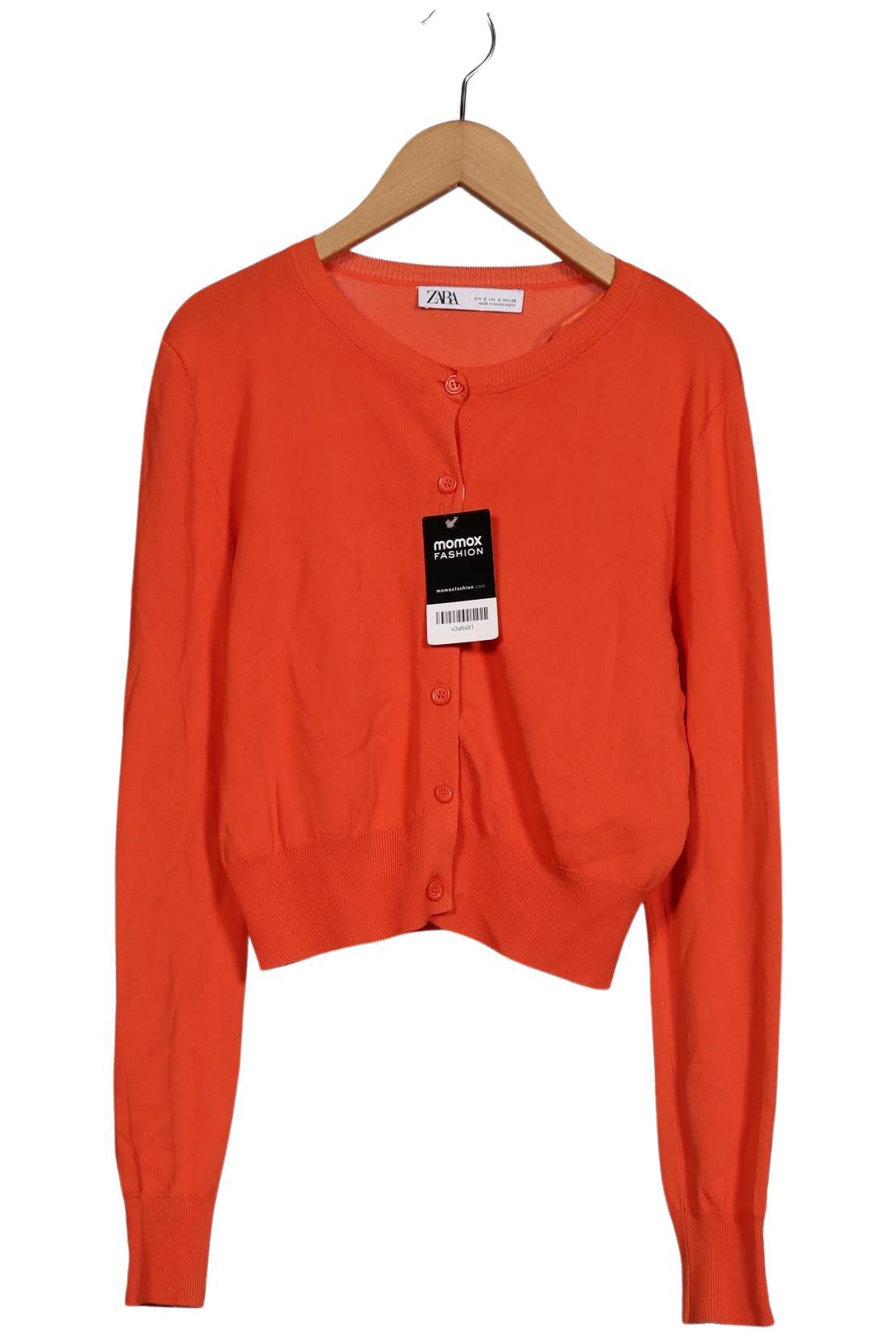 

Zara Damen Strickjacke, orange, Gr. 36