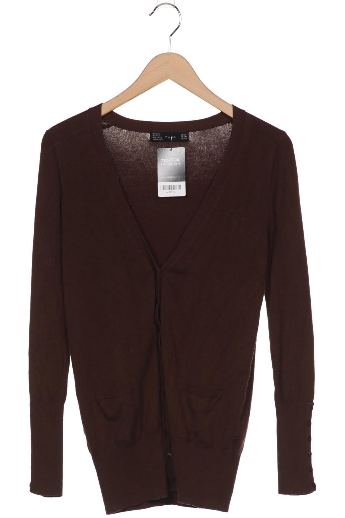 

ZARA Damen Strickjacke, braun