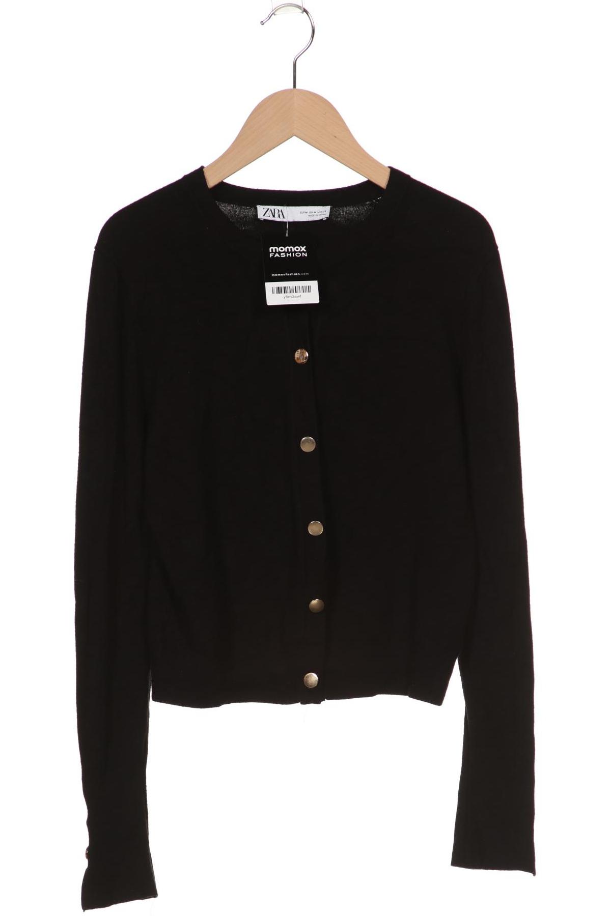 

ZARA Damen Strickjacke, schwarz