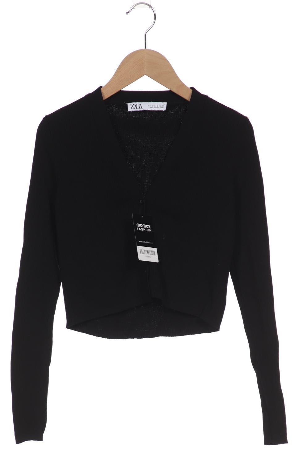 

ZARA Damen Strickjacke, schwarz