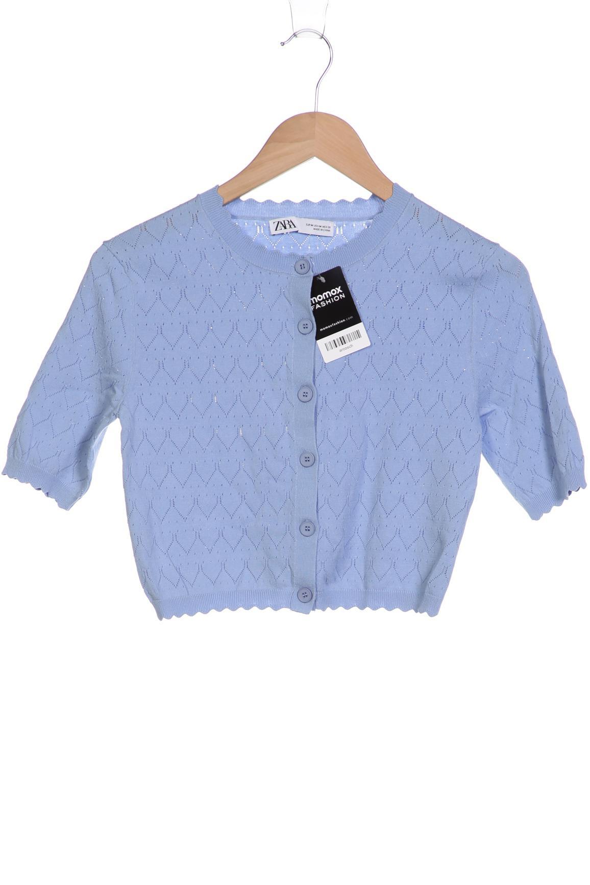

ZARA Damen Strickjacke, hellblau