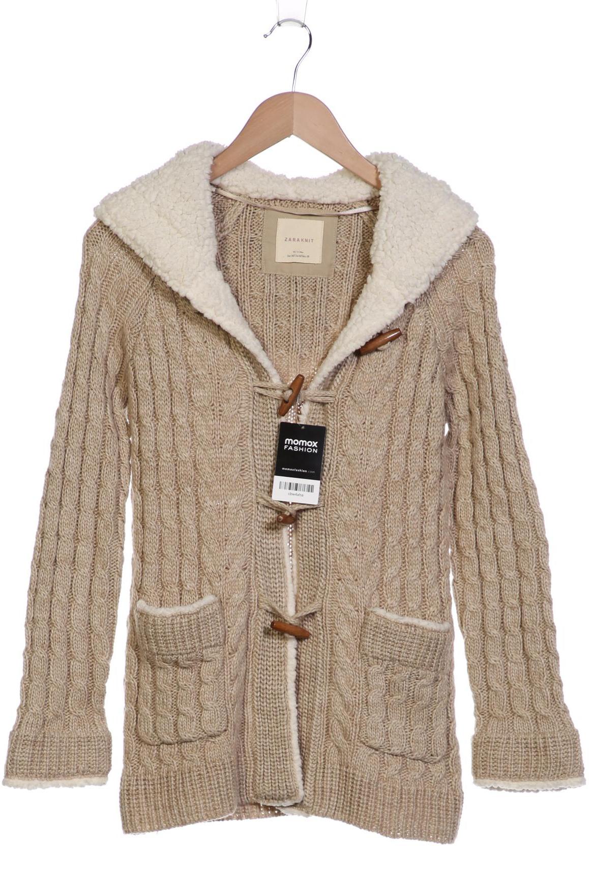 

Zara Damen Strickjacke, beige, Gr. 38