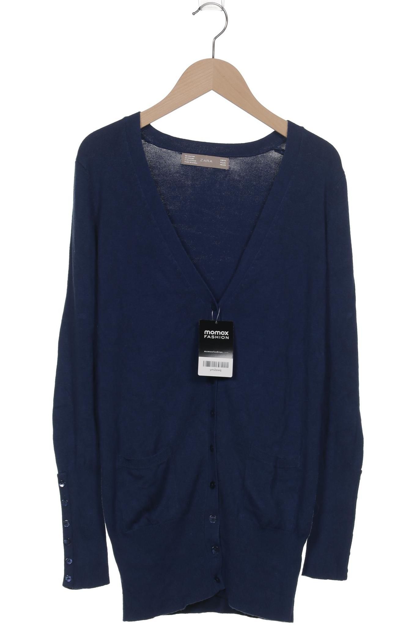 

Zara Damen Strickjacke, blau, Gr. 38