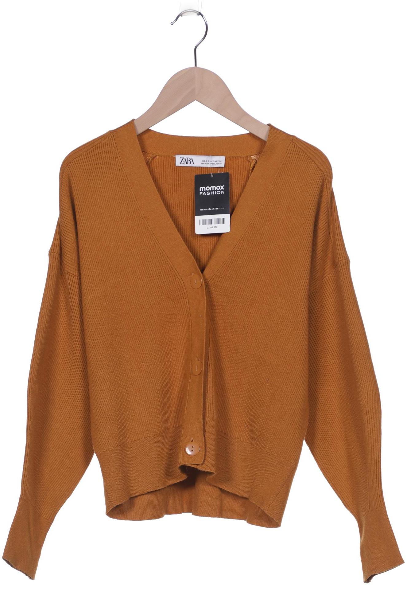 

Zara Damen Strickjacke, orange, Gr. 36