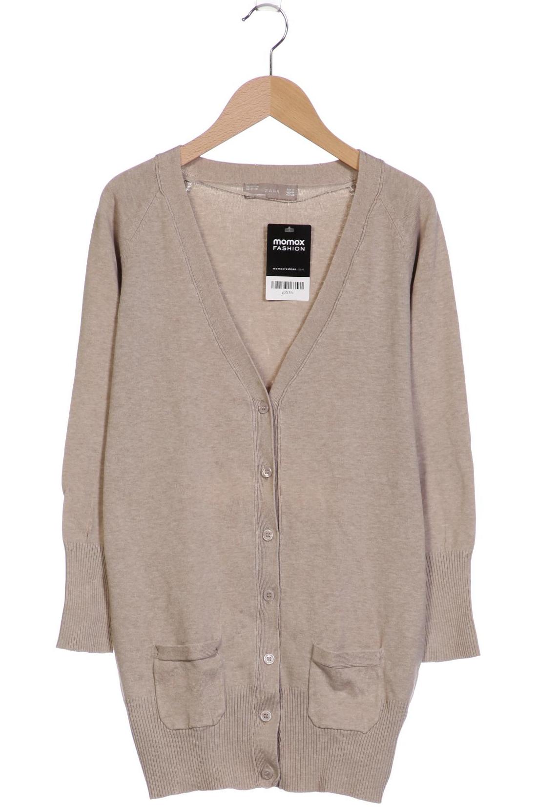 

Zara Damen Strickjacke, beige, Gr. 38