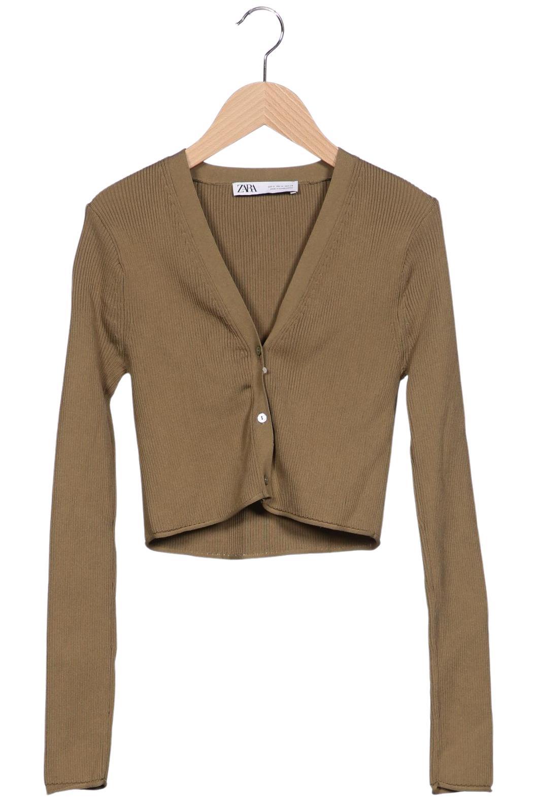 

Zara Damen Strickjacke, braun, Gr. 38