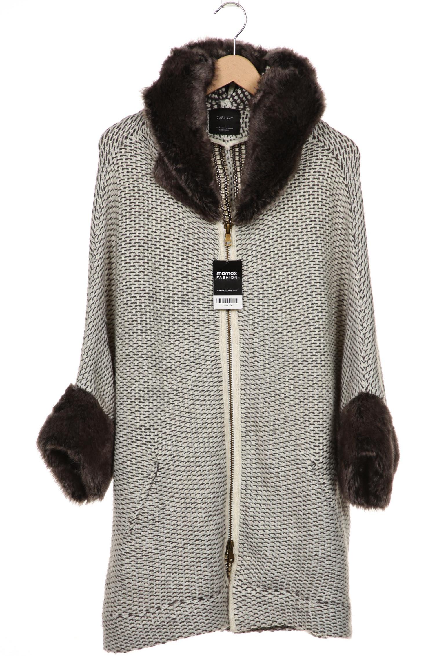 

Zara Damen Strickjacke, cremeweiß, Gr. 38