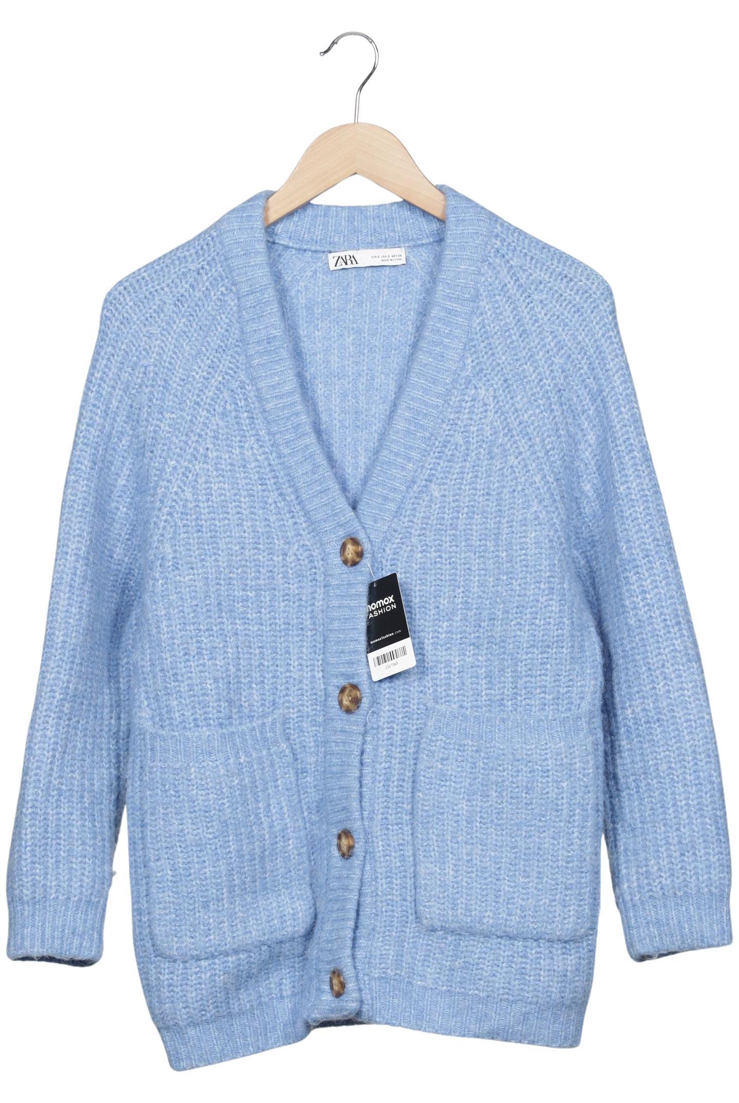 

Zara Damen Strickjacke, hellblau, Gr. 36