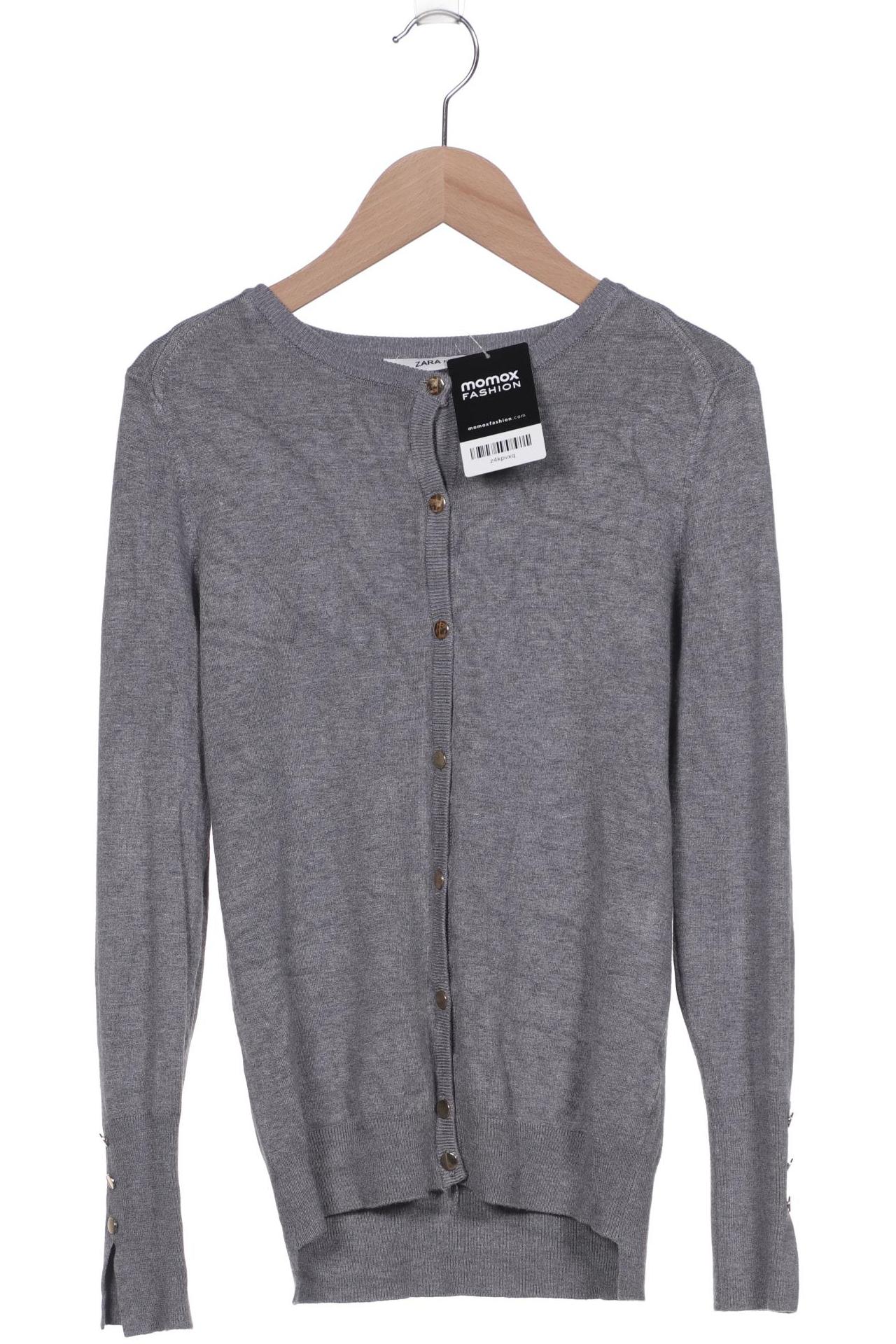 

ZARA Damen Strickjacke, grau