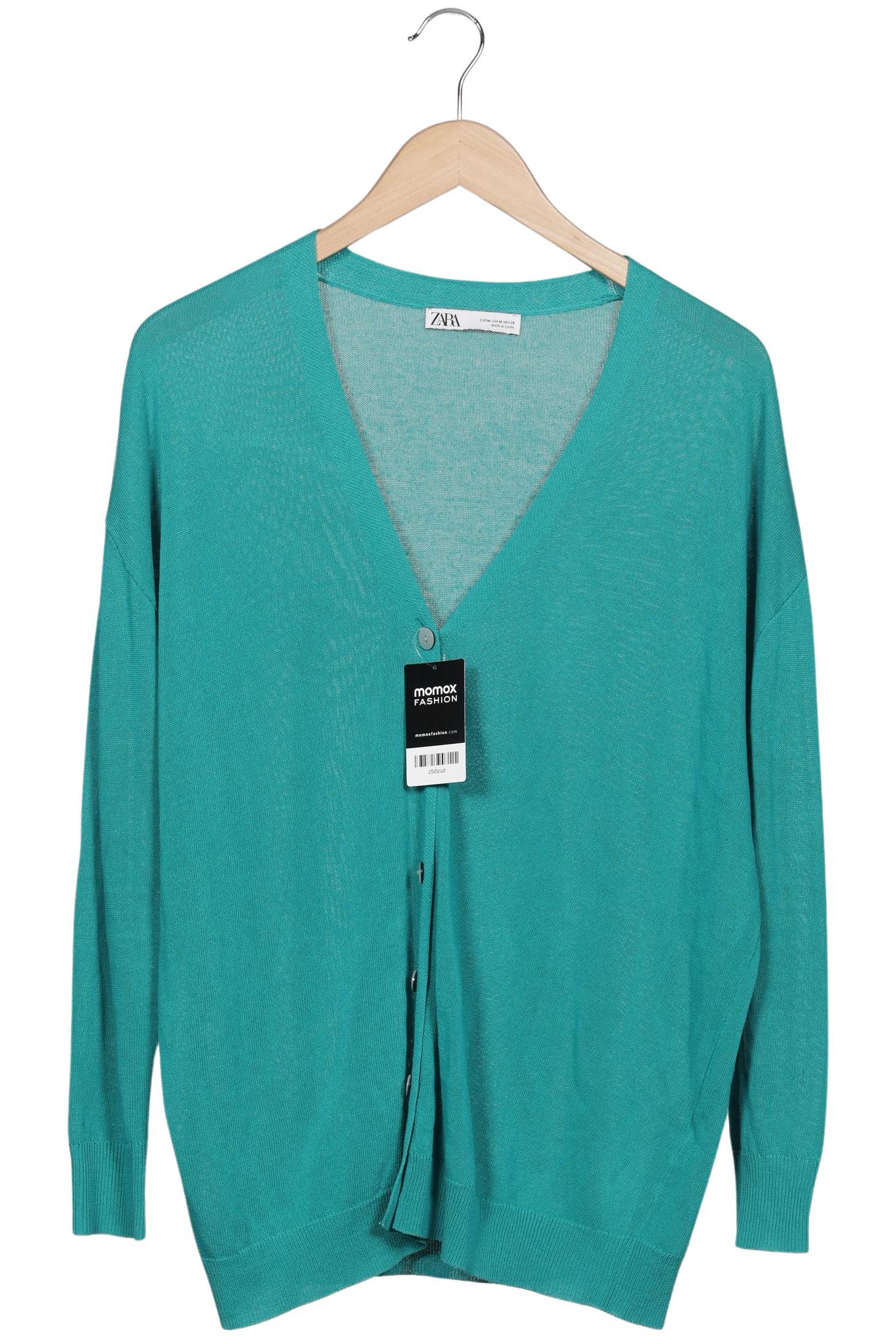 

Zara Damen Strickjacke, türkis, Gr. 38