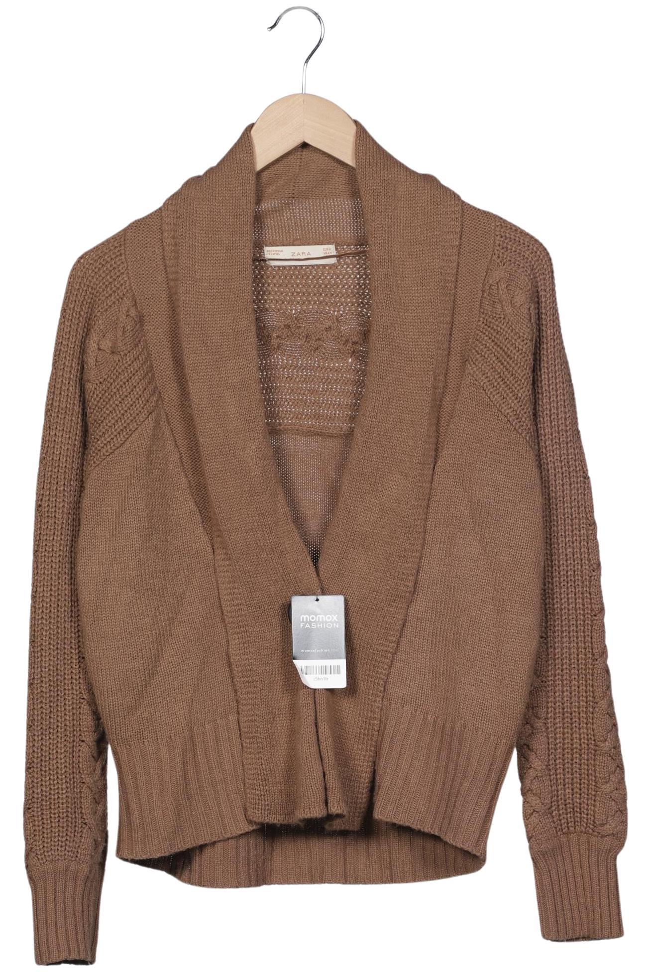 

Zara Damen Strickjacke, braun, Gr. 38
