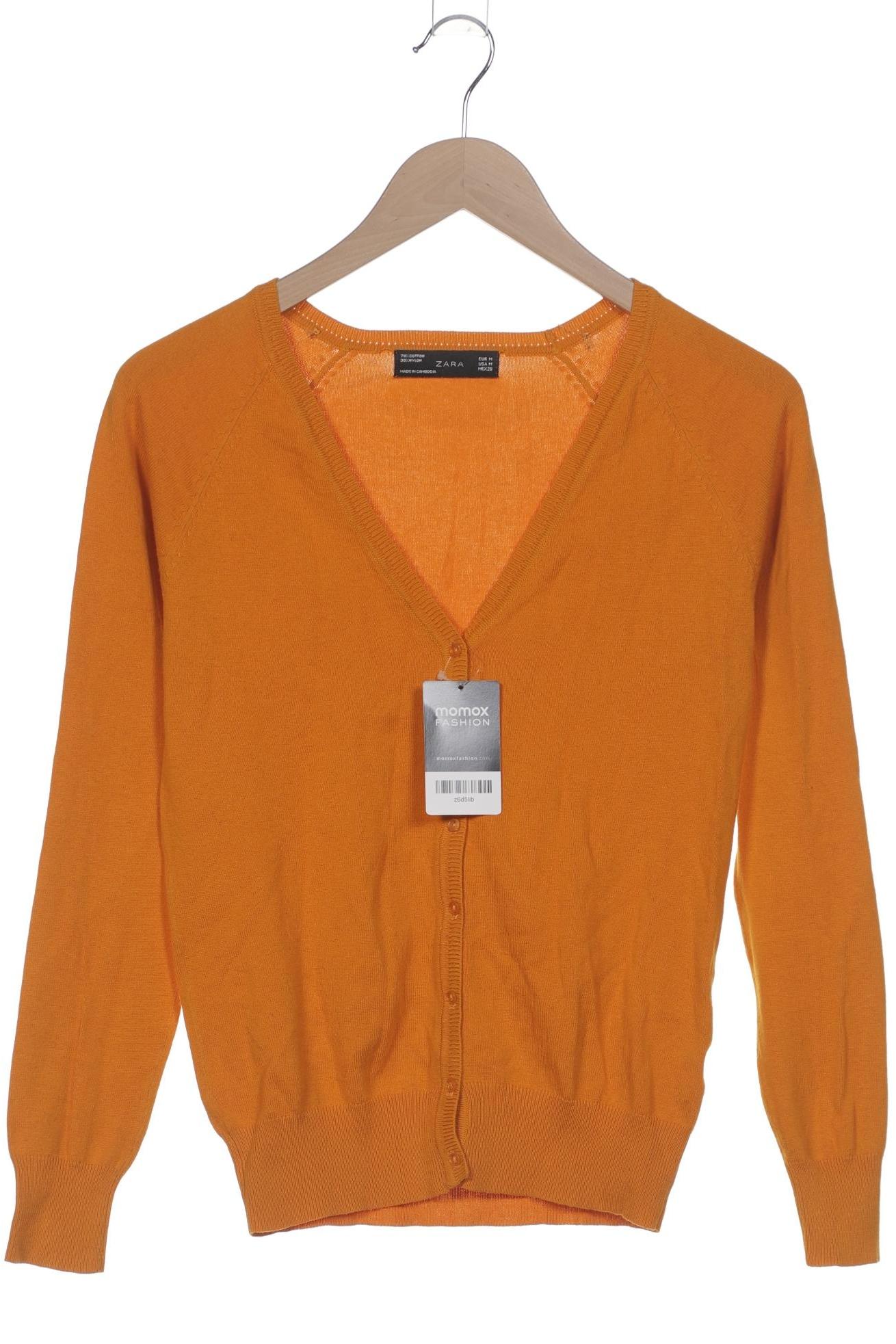 

Zara Damen Strickjacke, orange, Gr. 38