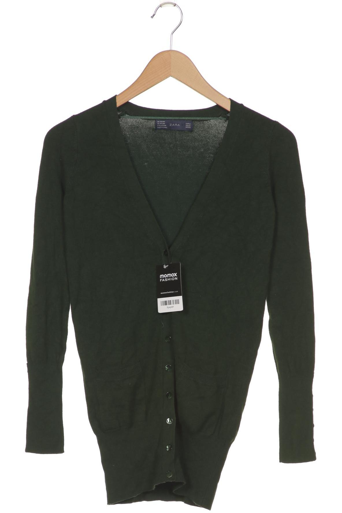 

ZARA Damen Strickjacke, grün