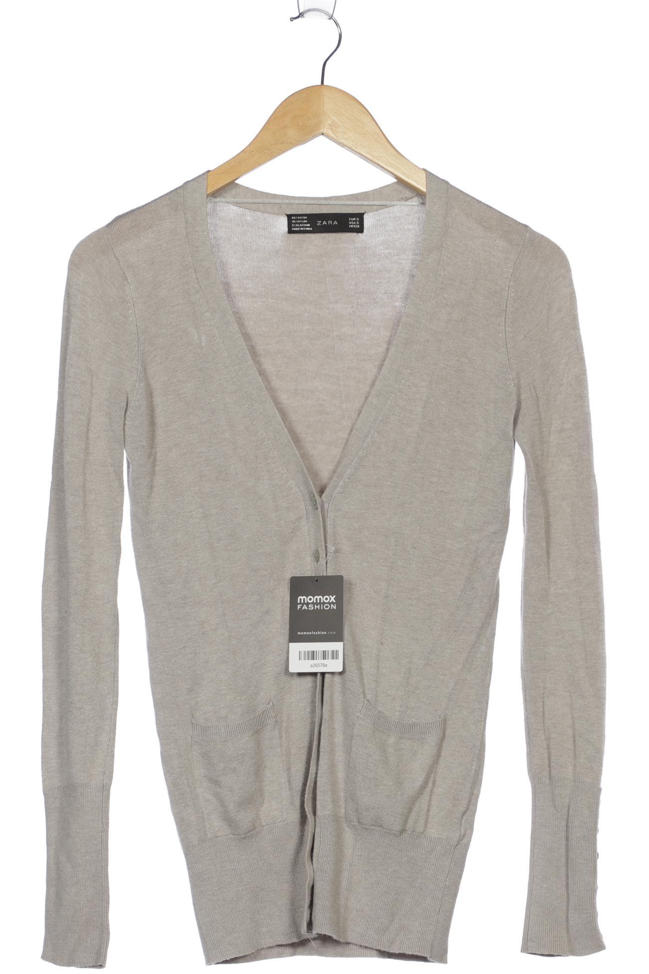 

ZARA Damen Strickjacke, grau