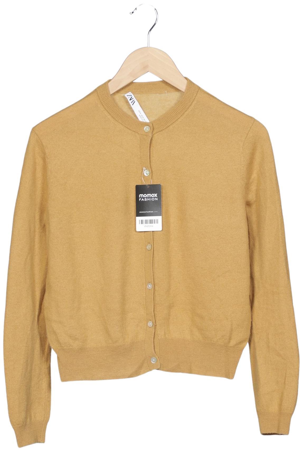 

Zara Damen Strickjacke, gelb, Gr. 36