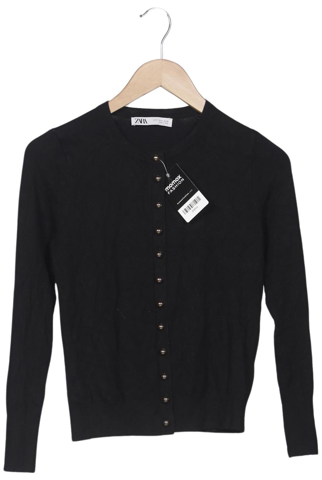 

Zara Damen Strickjacke, schwarz, Gr. 36