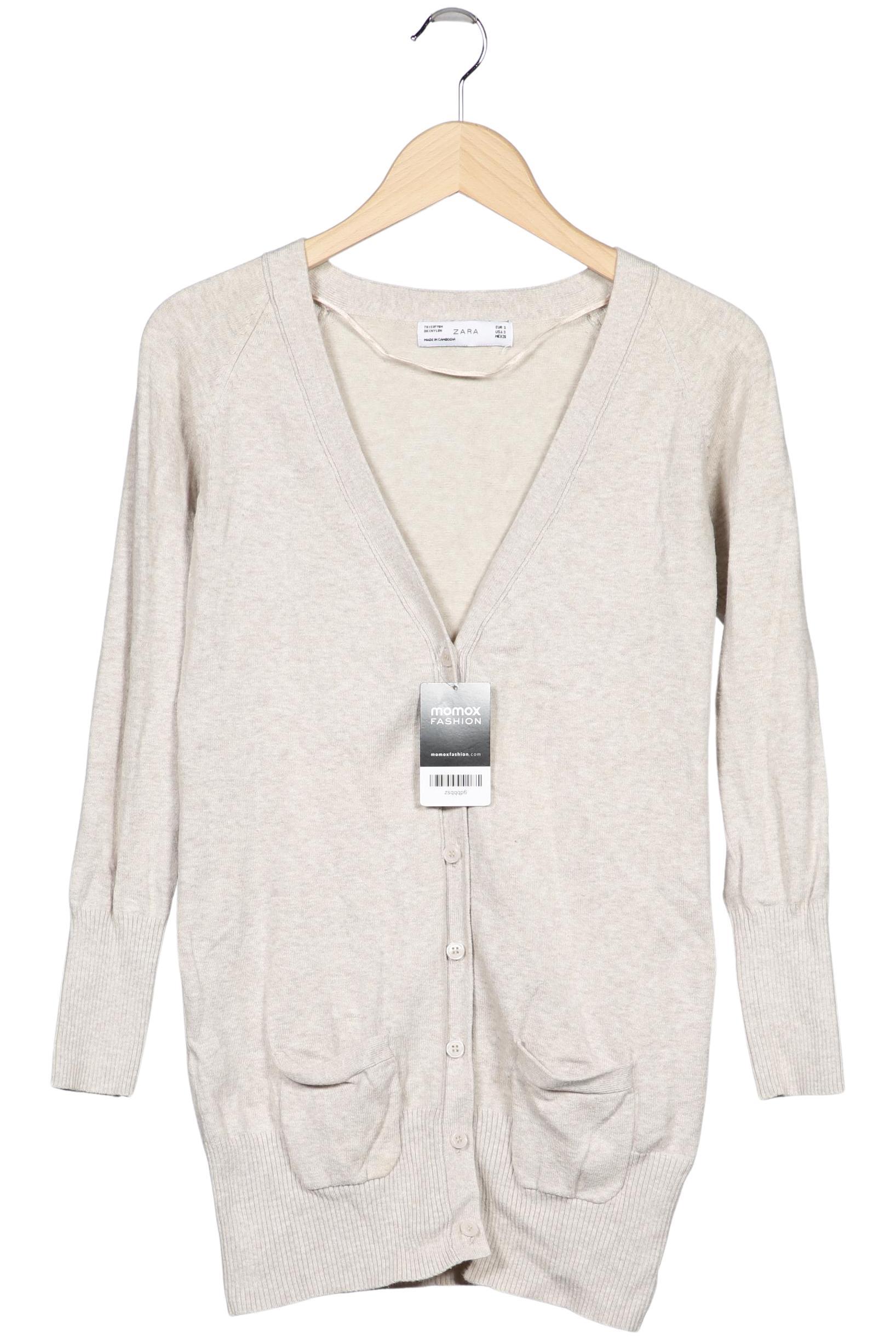 

Zara Damen Strickjacke, beige, Gr. 36