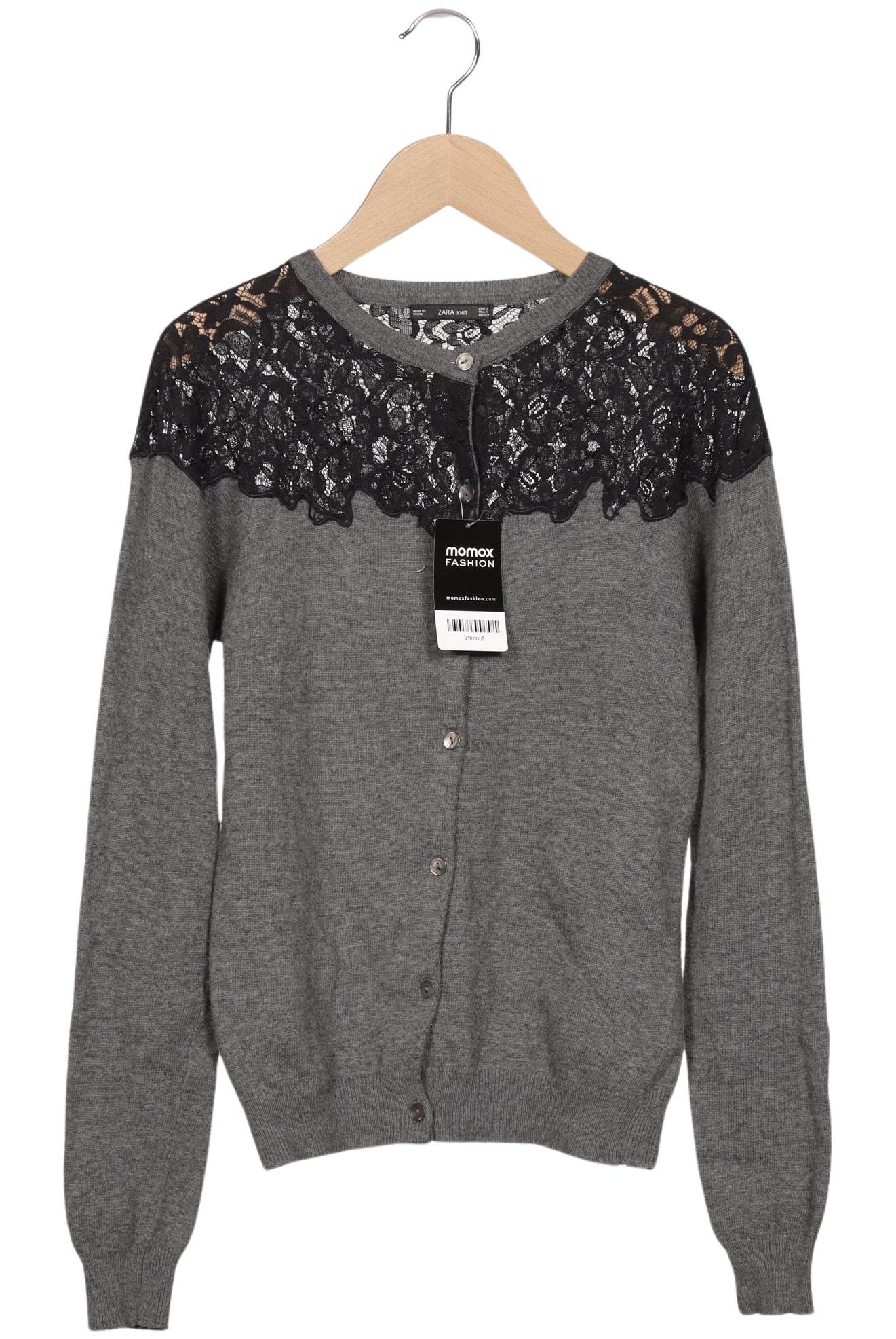 

Zara Damen Strickjacke, grau, Gr. 36