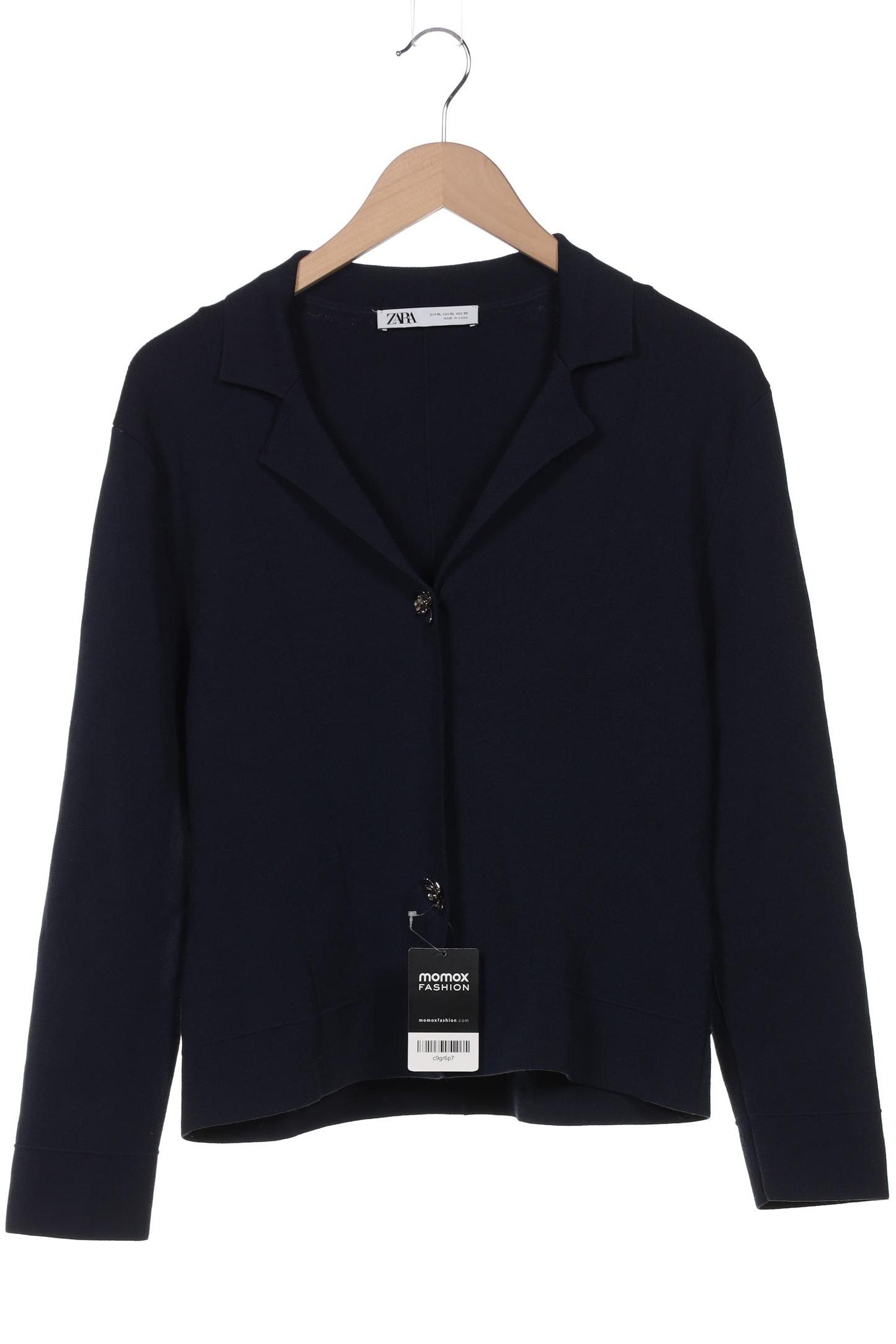 

Zara Damen Strickjacke, marineblau, Gr. 44