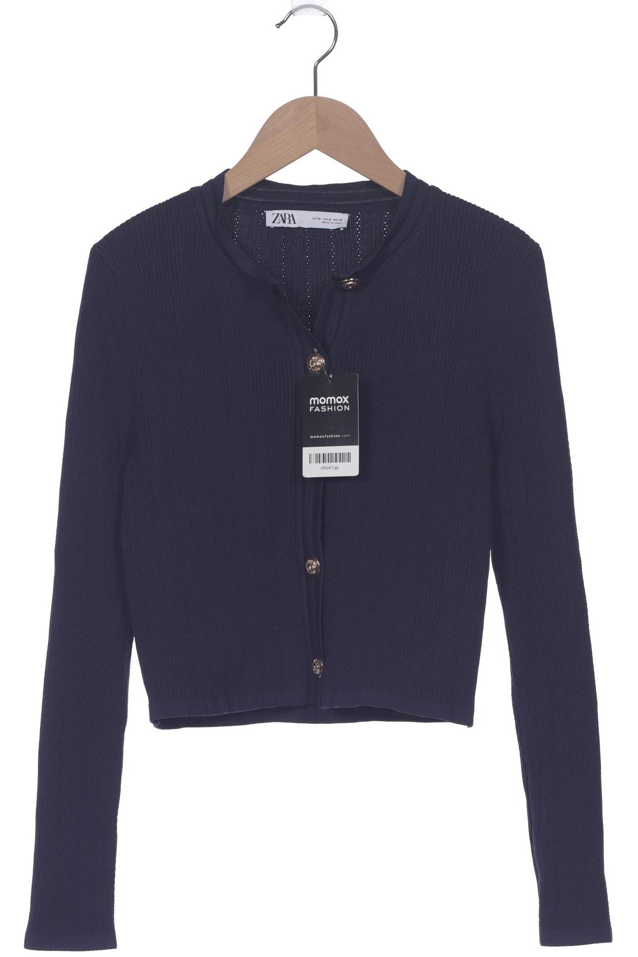 

ZARA Damen Strickjacke, marineblau