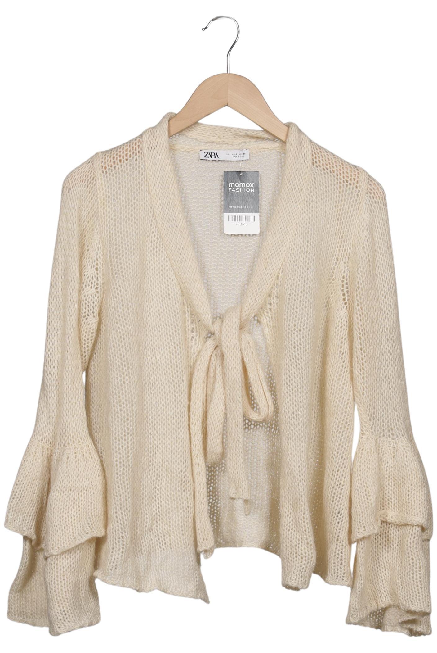 

Zara Damen Strickjacke, cremeweiß, Gr. 36