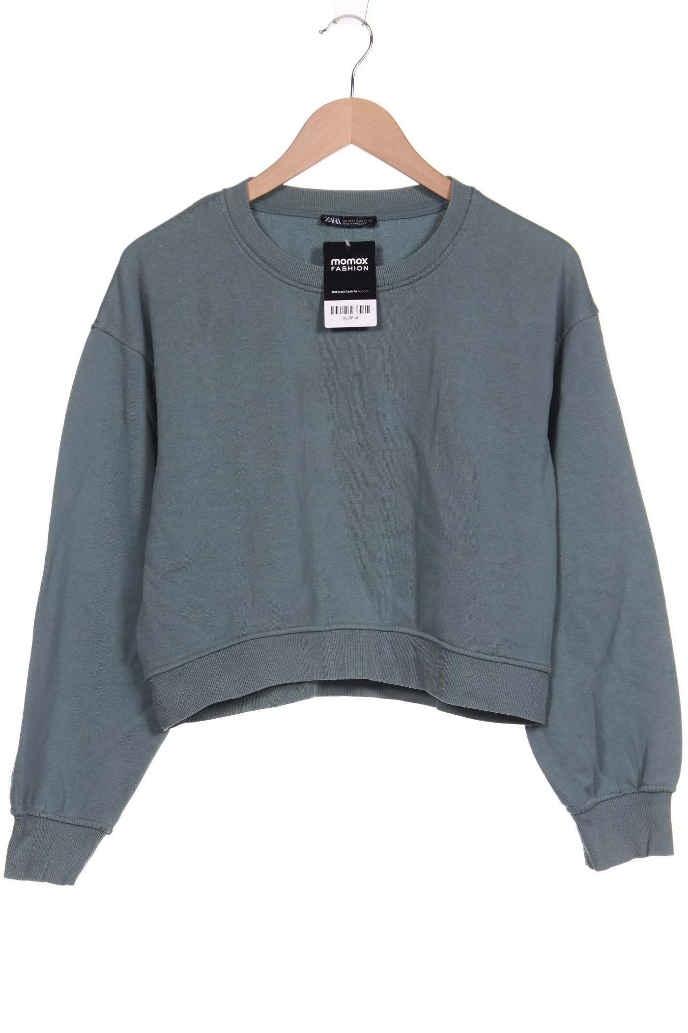 

ZARA Damen Sweatshirt, hellgrün