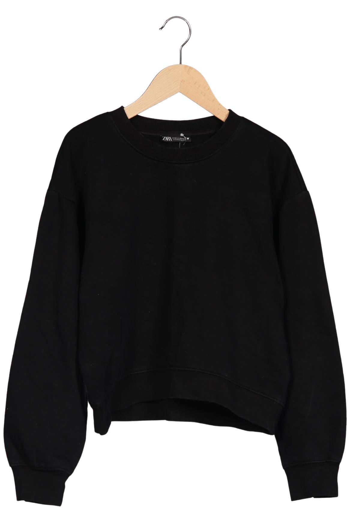 

Zara Damen Sweatshirt, schwarz, Gr. 38