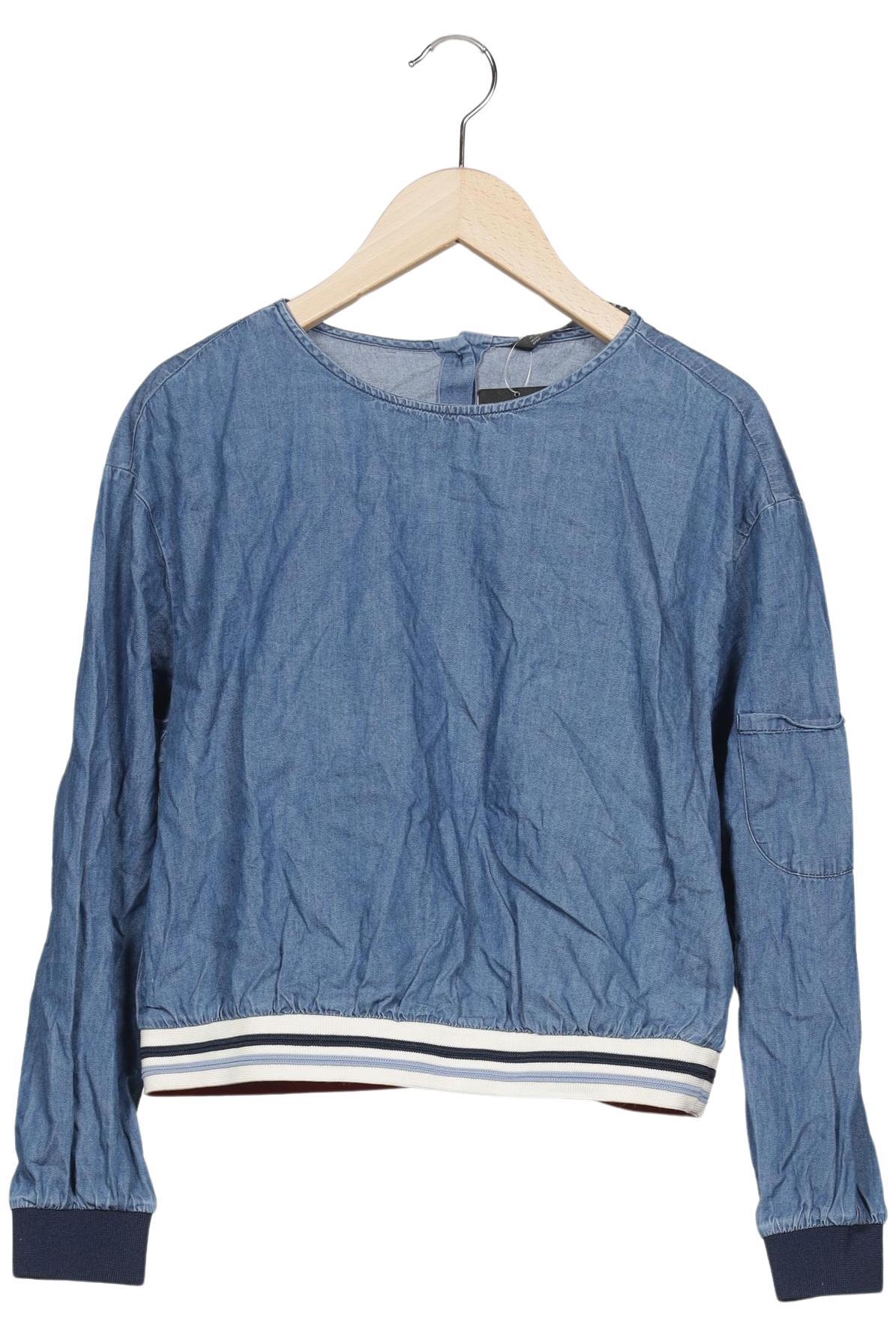 

Zara Damen Sweatshirt, blau, Gr. 36